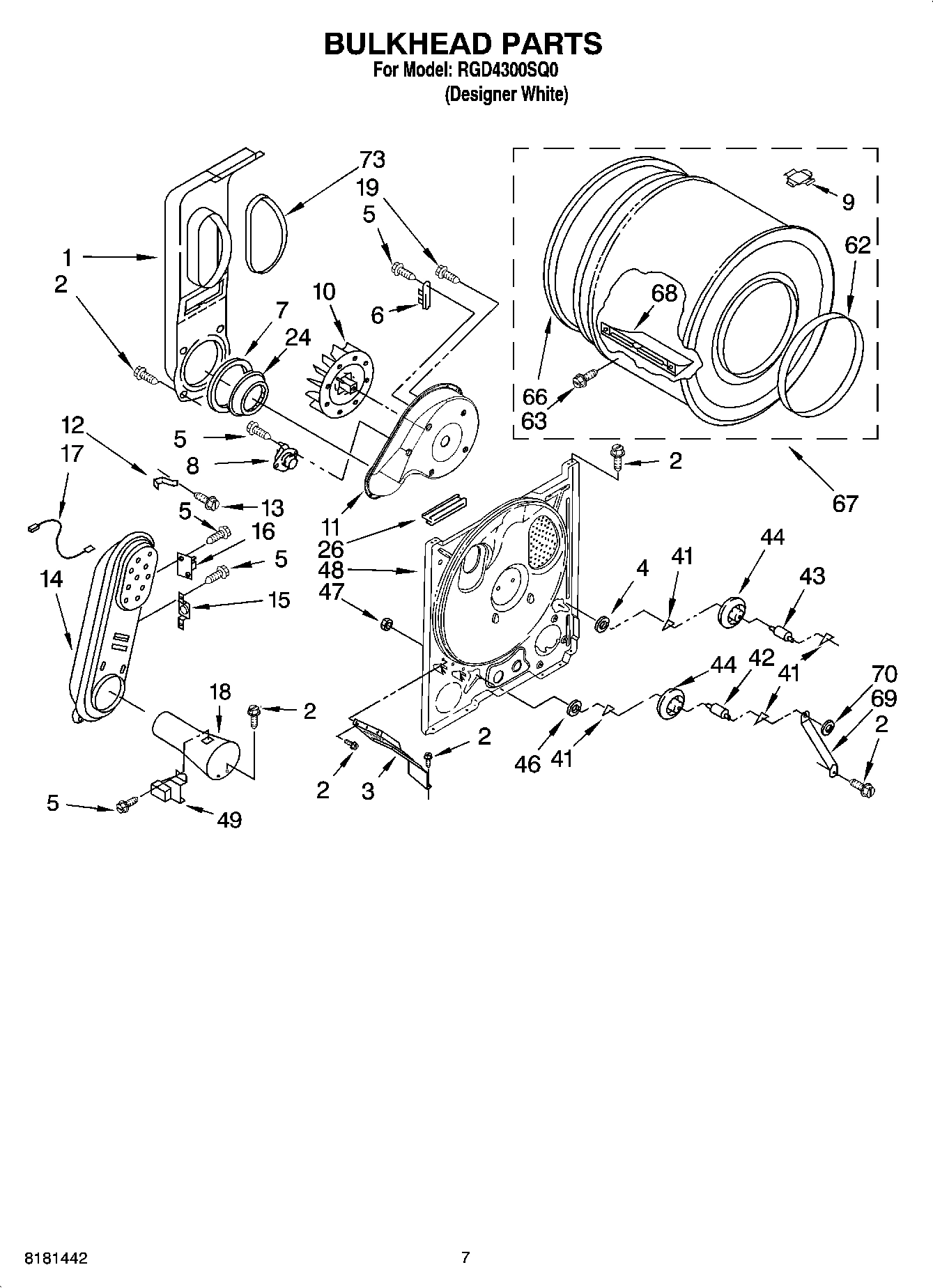 04 - BULKHEAD PARTS, OPTIONAL PARTS (NOT INCLUDED)