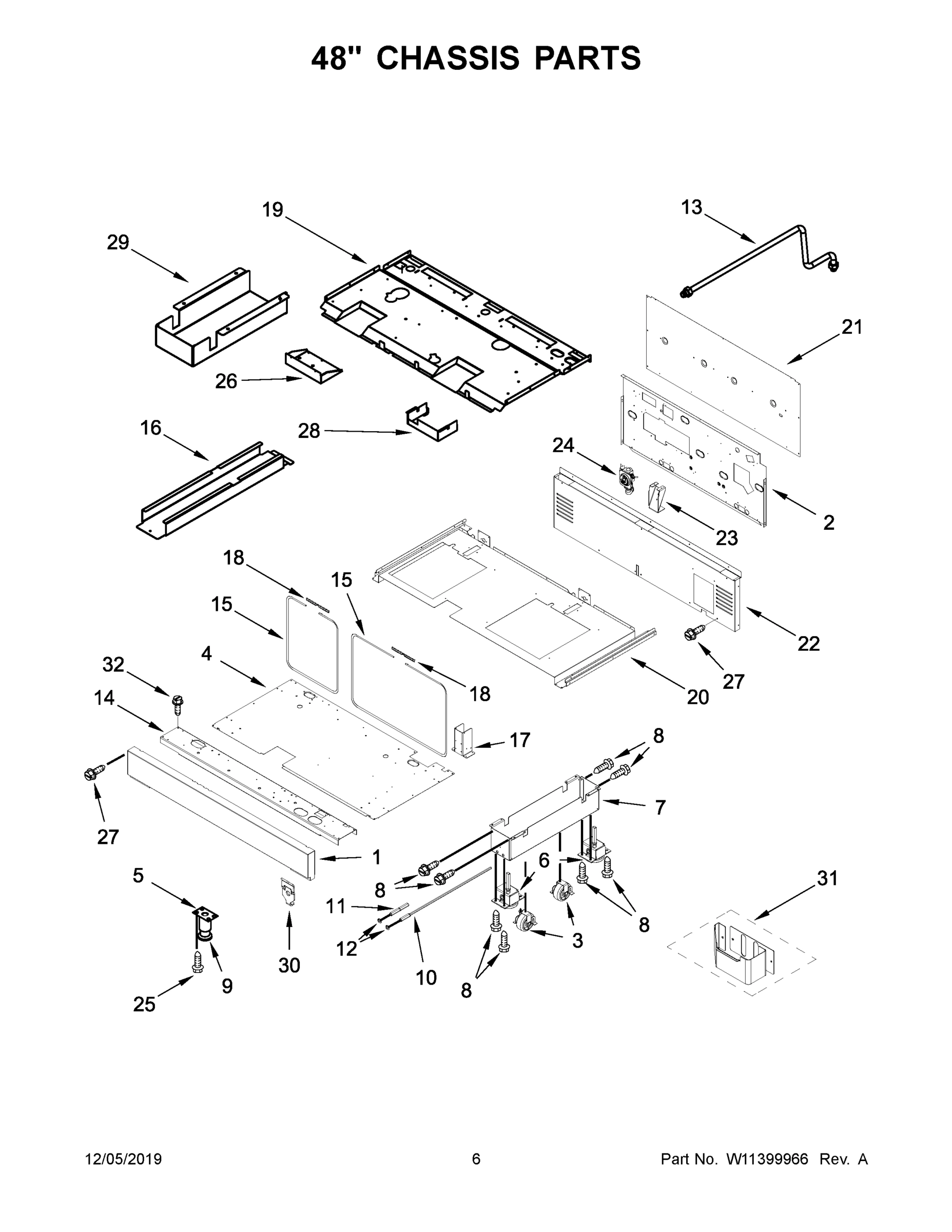 04 - 48" CHASSIS PARTS