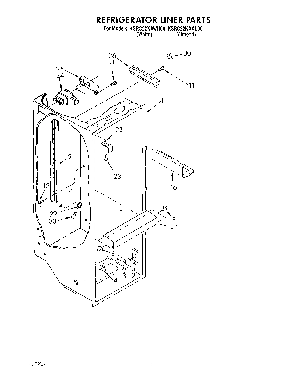 02 - REFRIGERATOR LINER