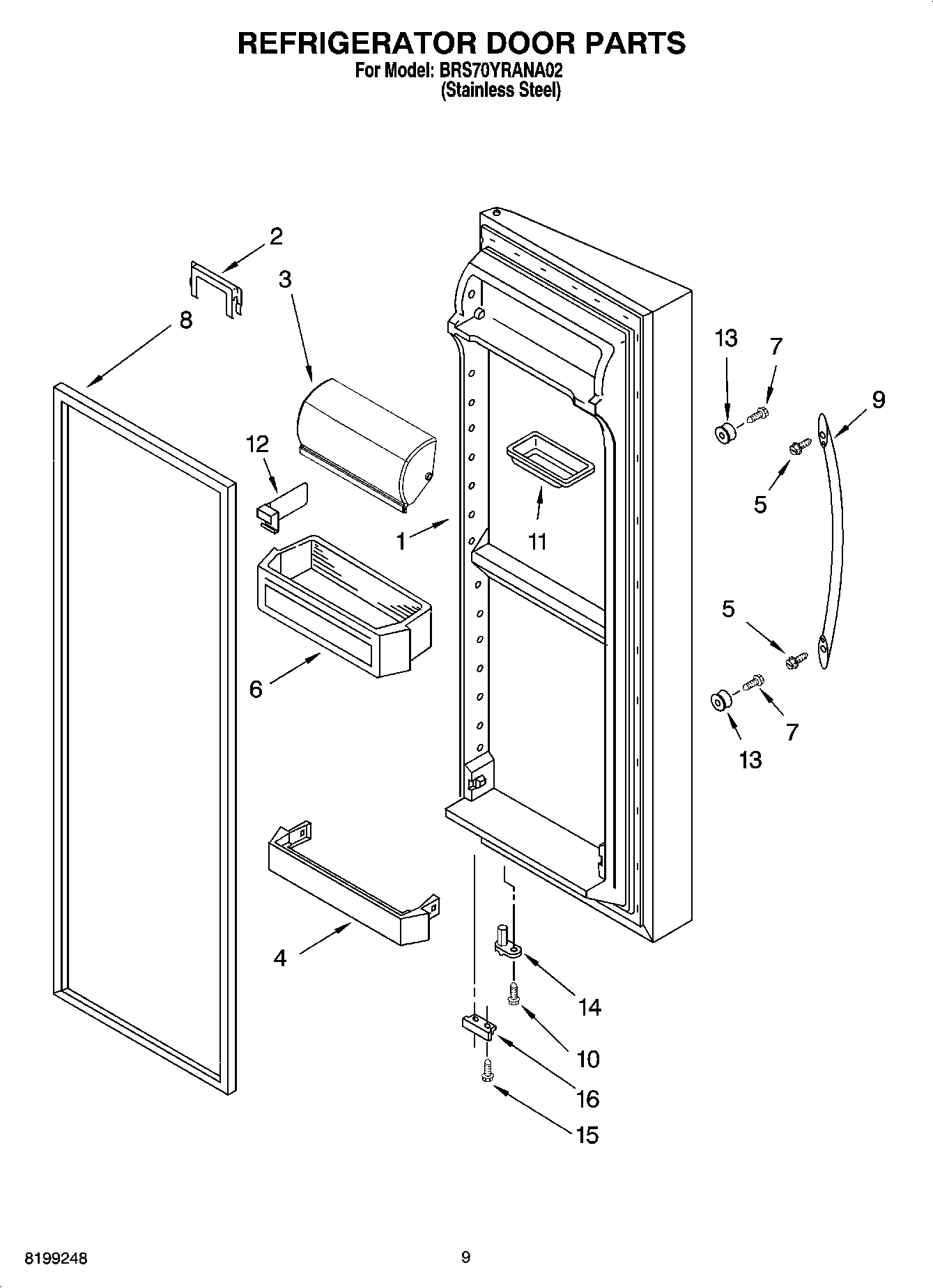 06 - REFRIGERATOR DOOR PARTS