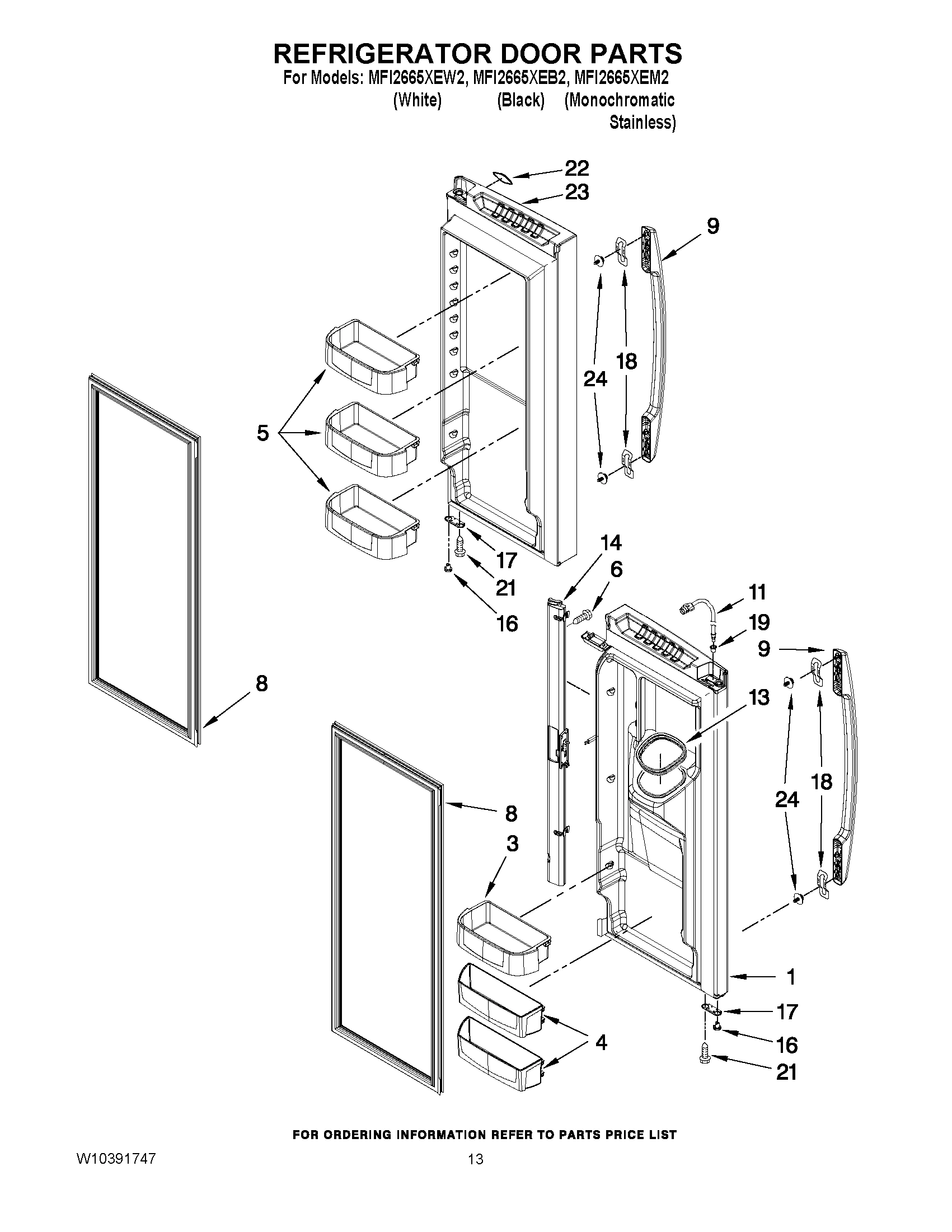 07 - REFRIGERATOR DOOR PARTS