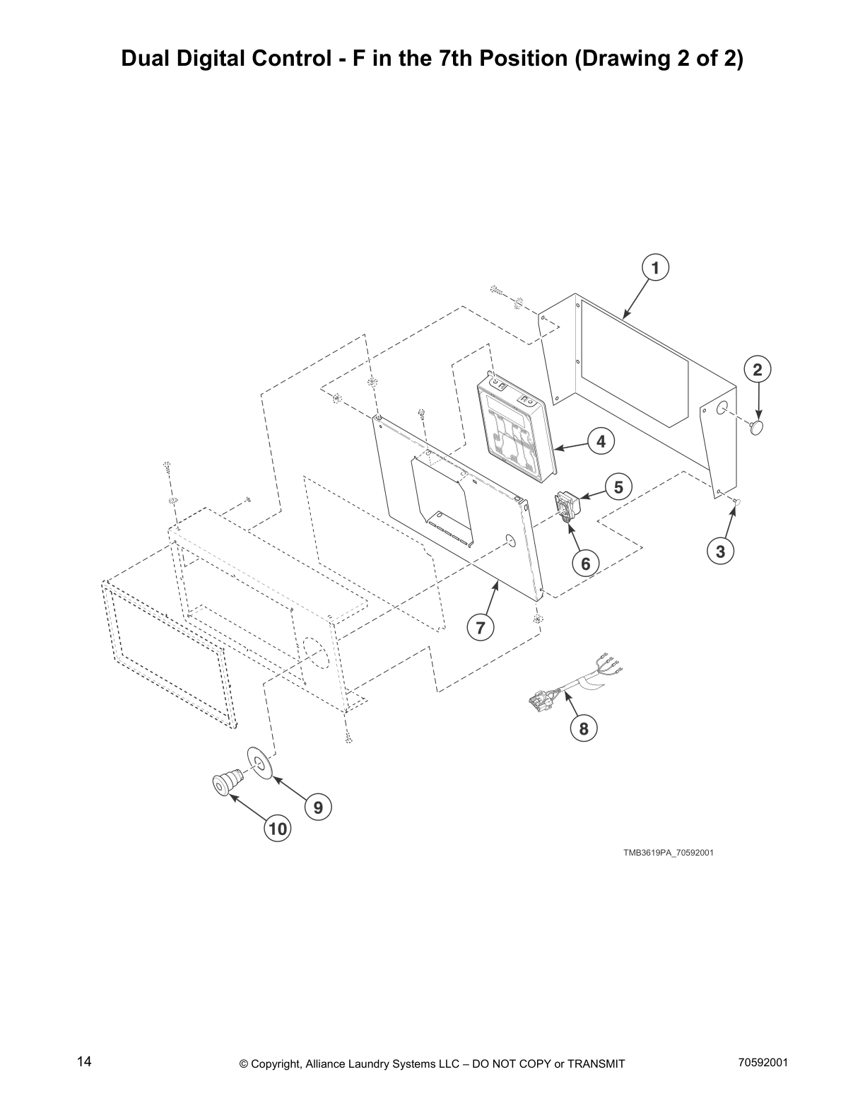 Dual Digital Control - F in the 7th Position (Drawing 2 of 2)