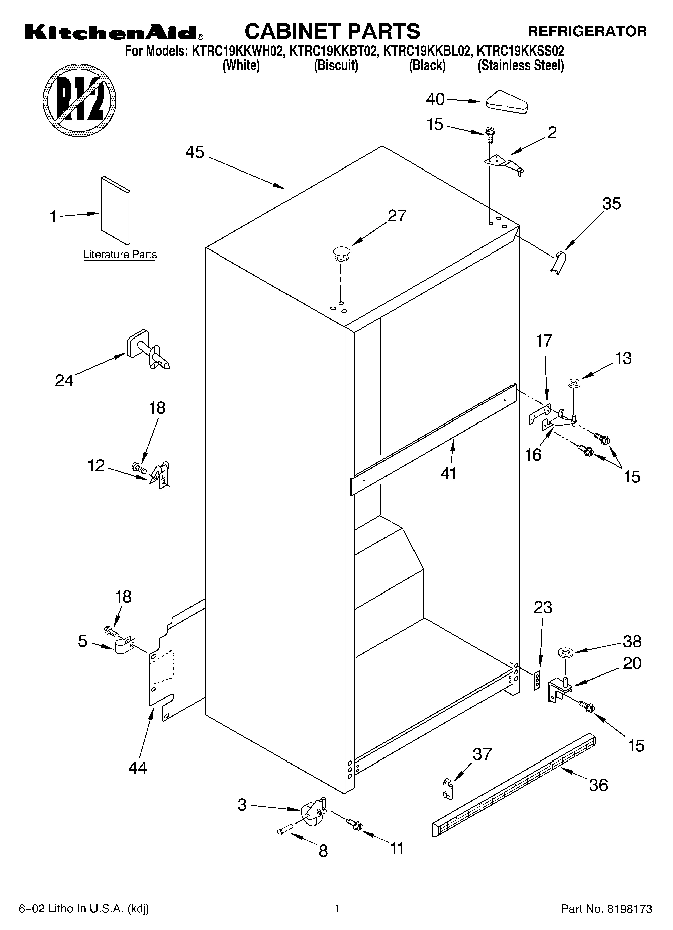 01 - CABINET, LITERATURE
