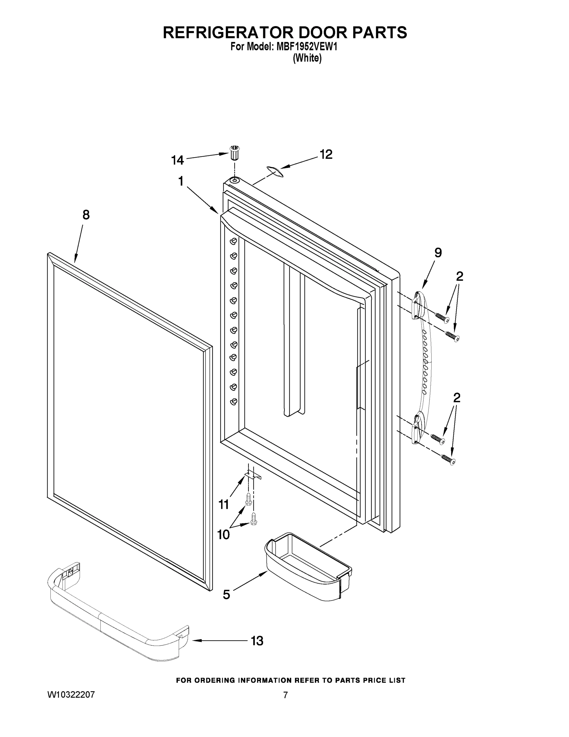 04 - REFRIGERATOR DOOR PARTS