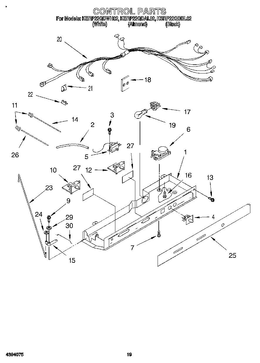 12 - CONTROL, LIT/OPTIONAL