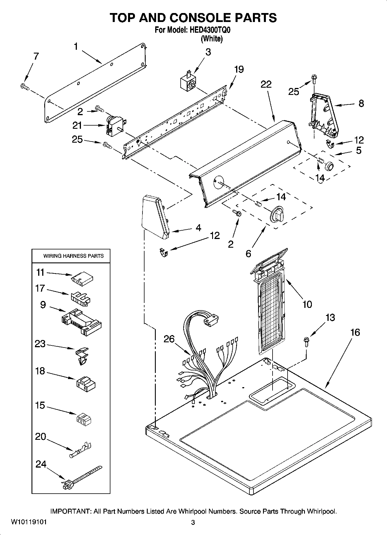02 - TOP AND CONSOLE PARTS