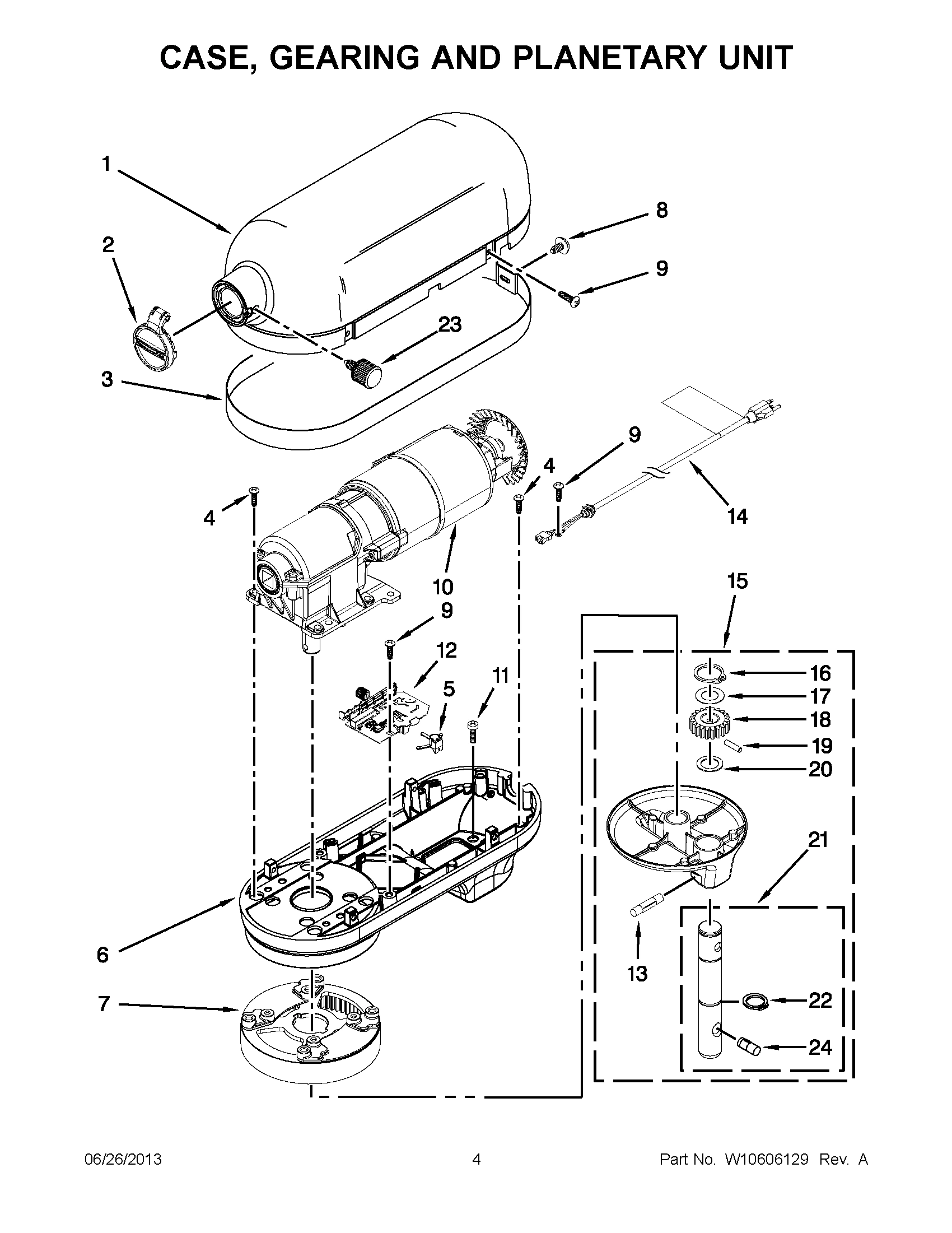 02 - CASE, GEARING AND PLANETARY UNIT