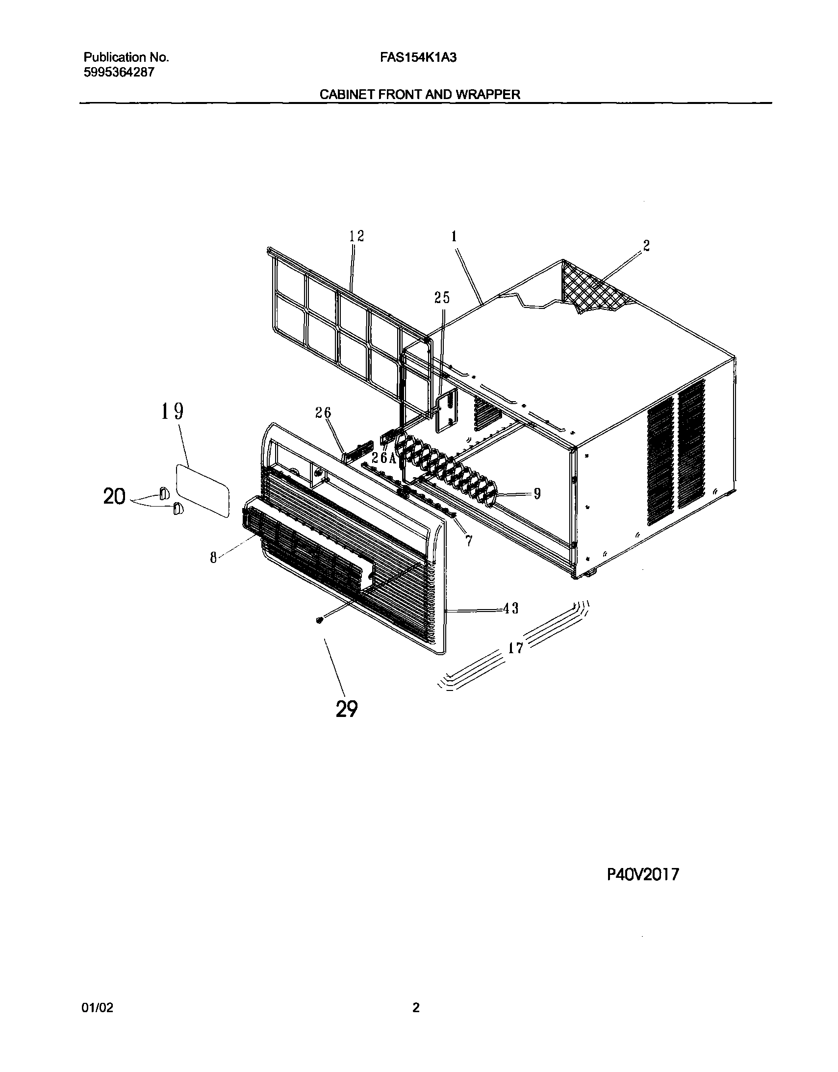 03 - CABINET FRONT AND WRAPPER
