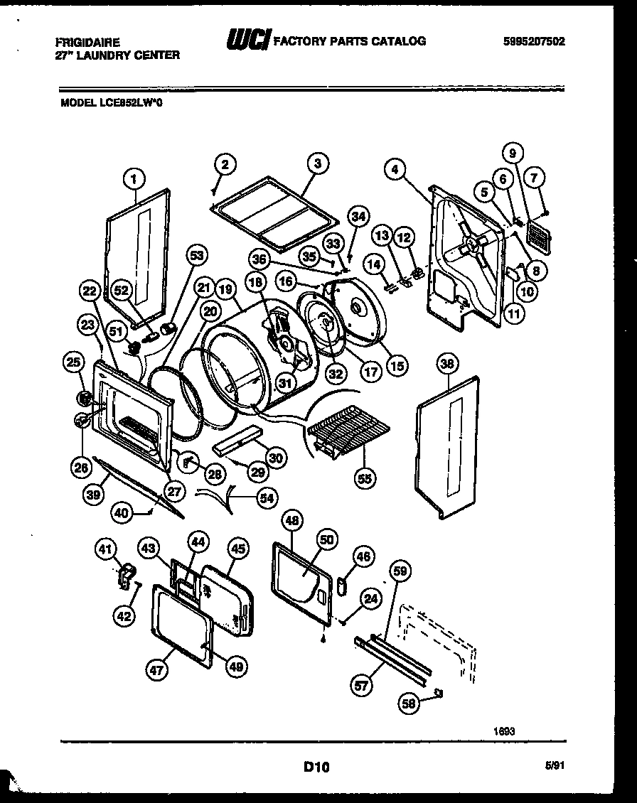 02 - CABINET AND COMPONENT PARTS