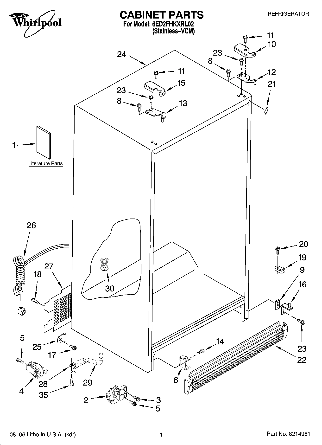 01 - CABINET PARTS