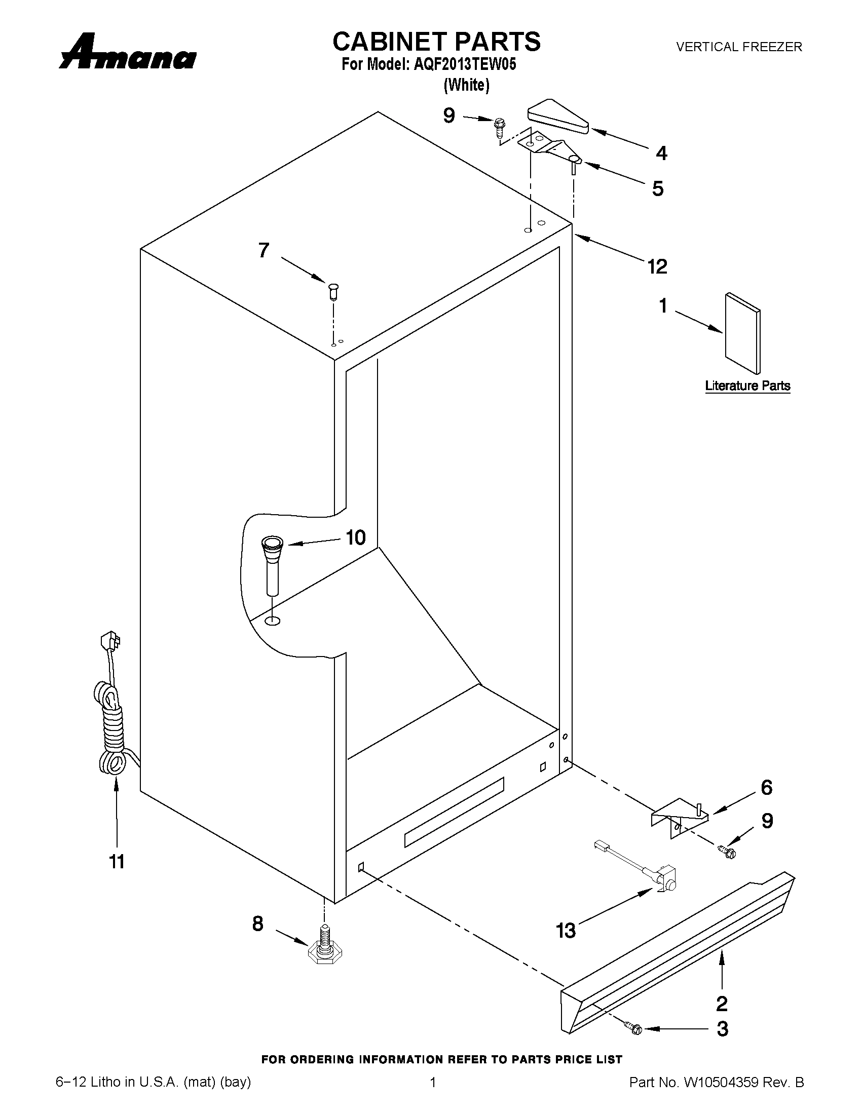 01 - CABINET PARTS