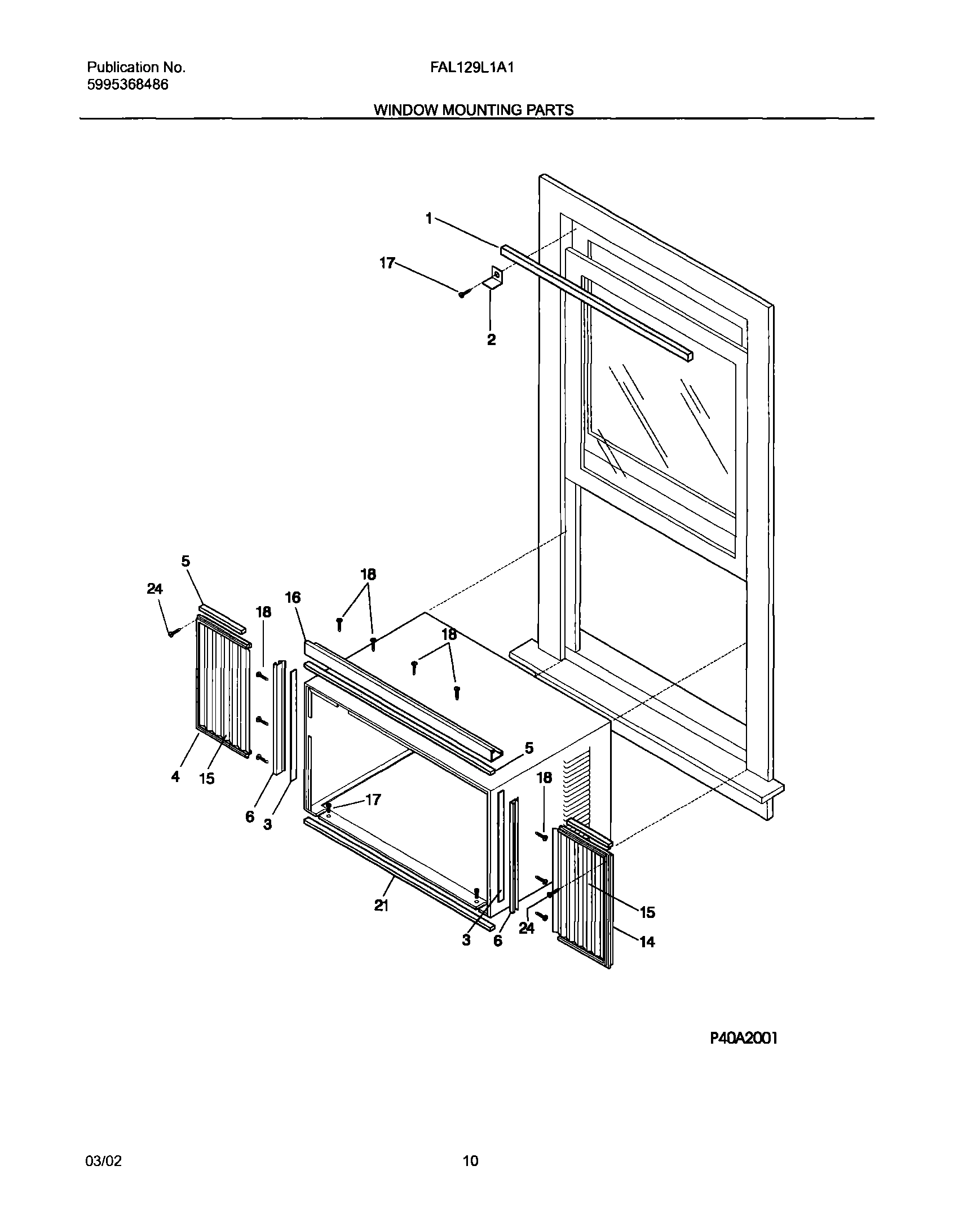 11 - WINDOW MOUNTING PARTS