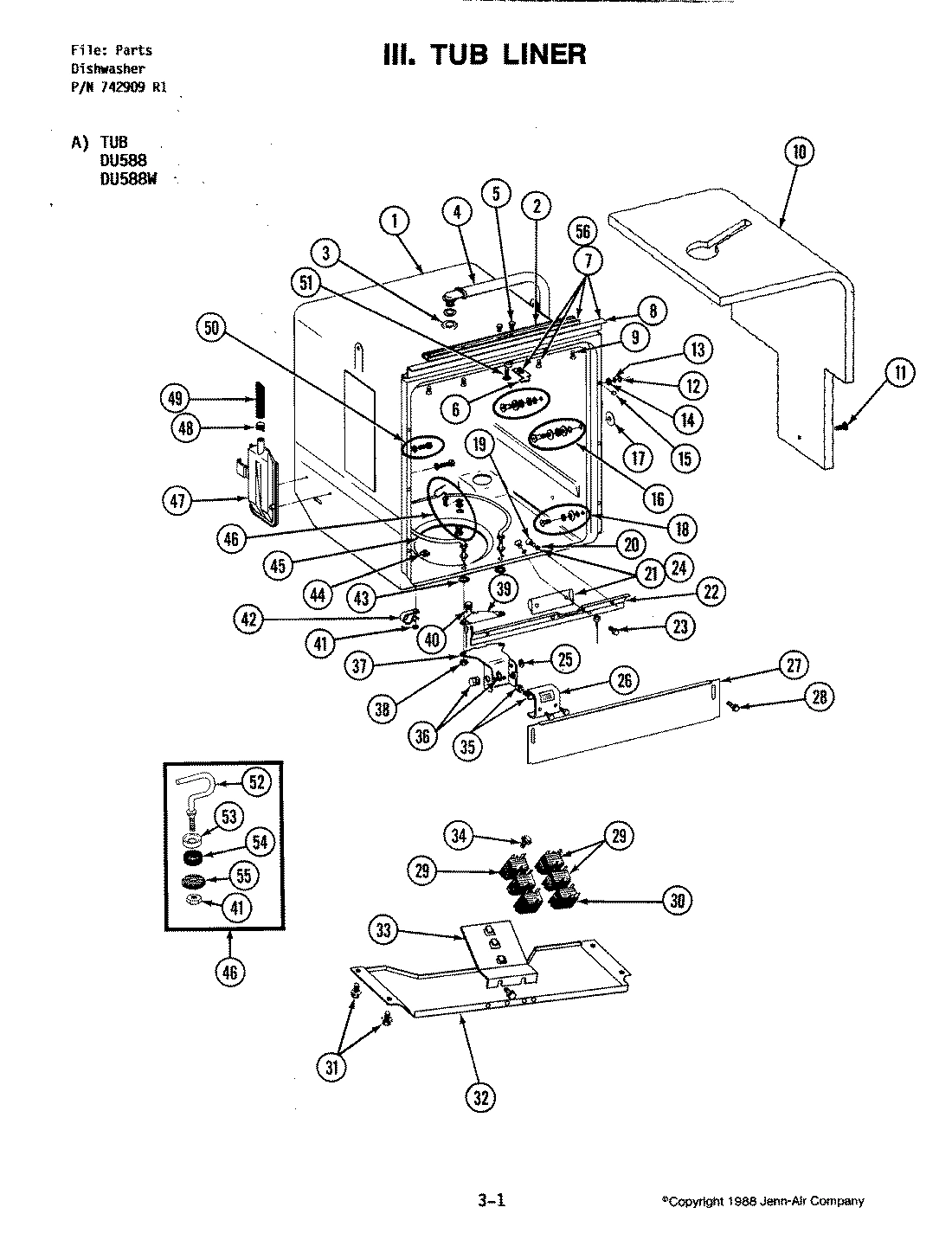 10 - TUB ASSEMBLY