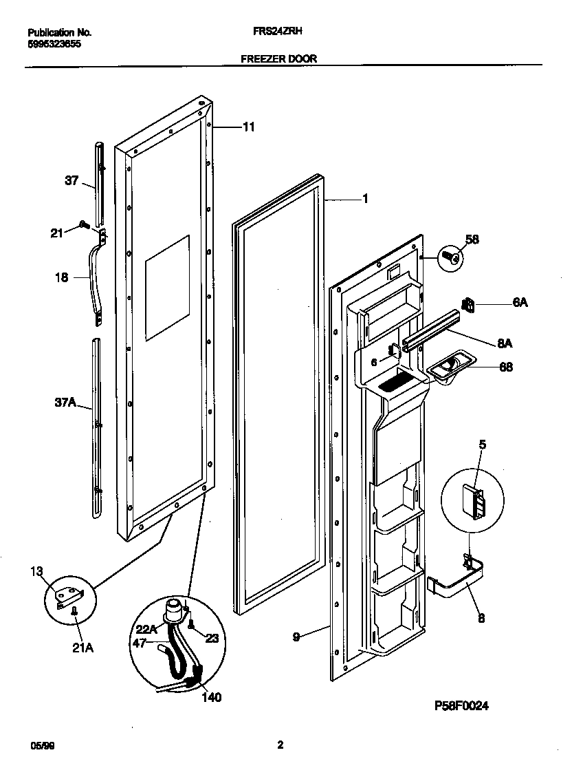 02 - FREEZER DOOR