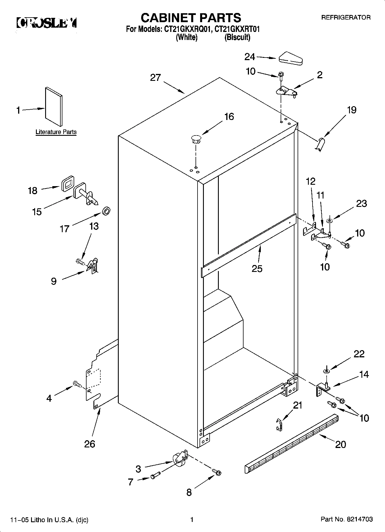 01 - CABINET PARTS