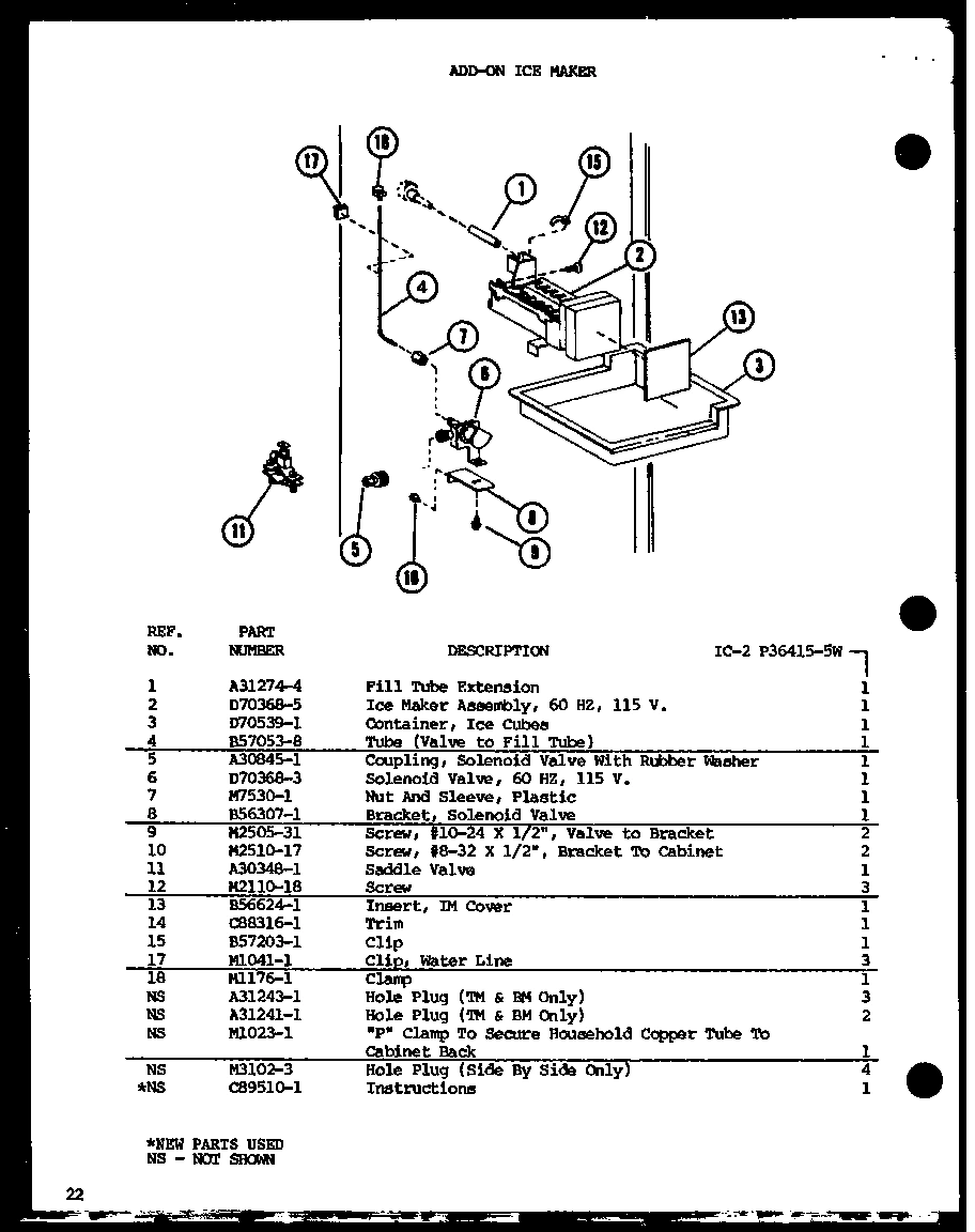 02 - ADD ON ICE MAKER