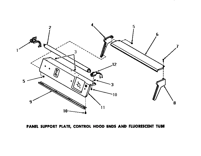 20 - PAN SUPP PLT/CTRL HOOD ENDS & FLOUR TUBE