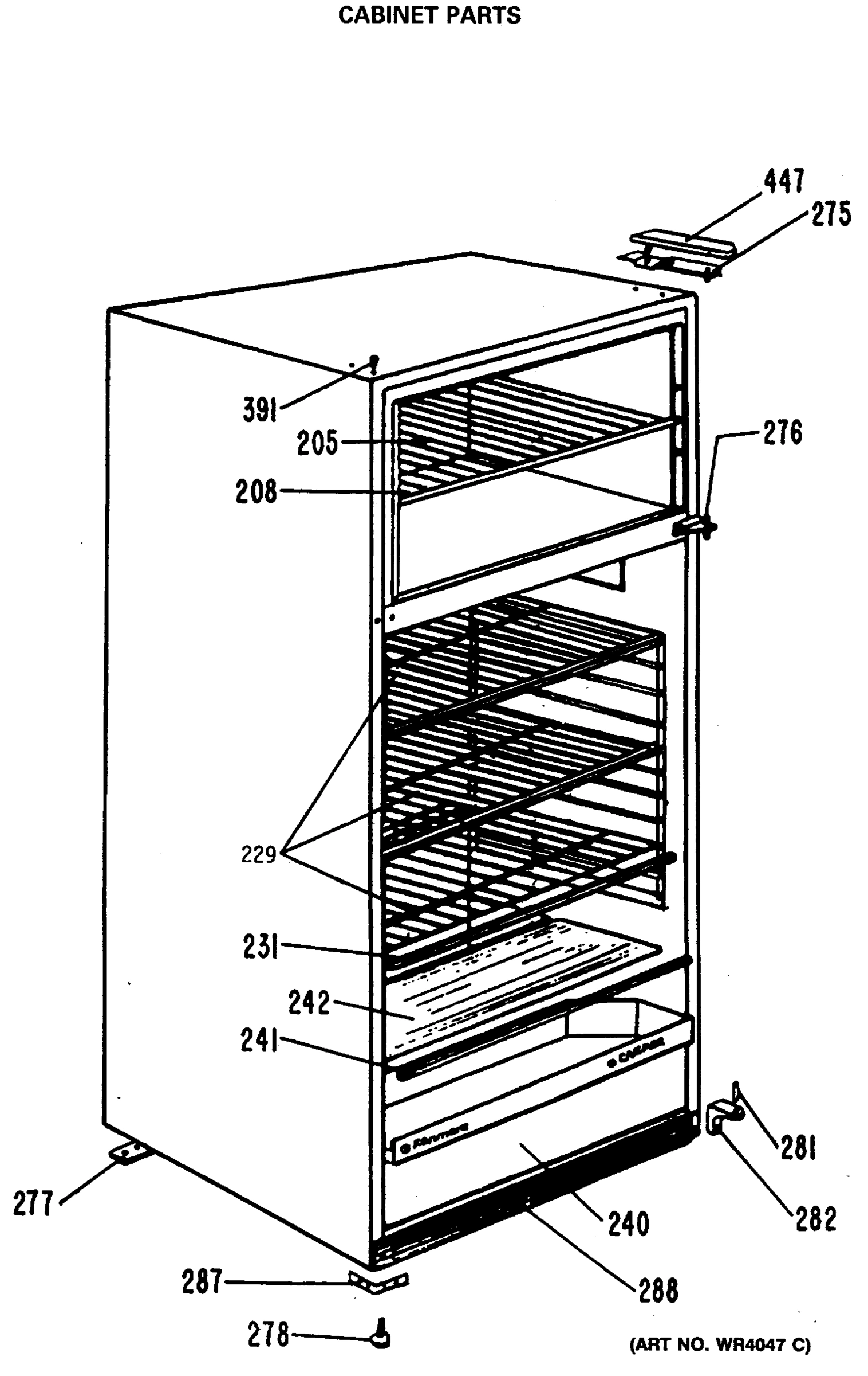 CABINET PARTS