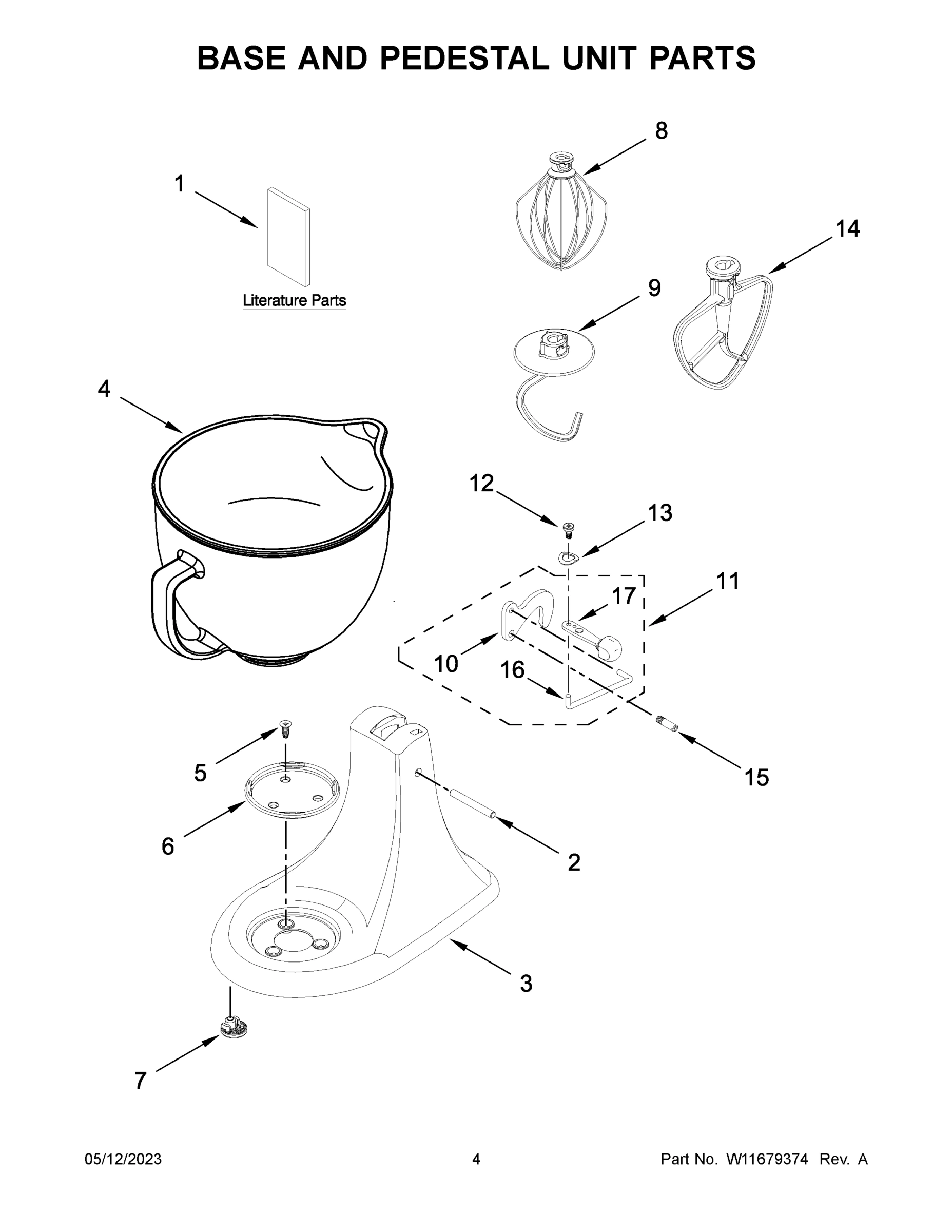 03 - BASE AND PEDESTAL UNIT PARTS
