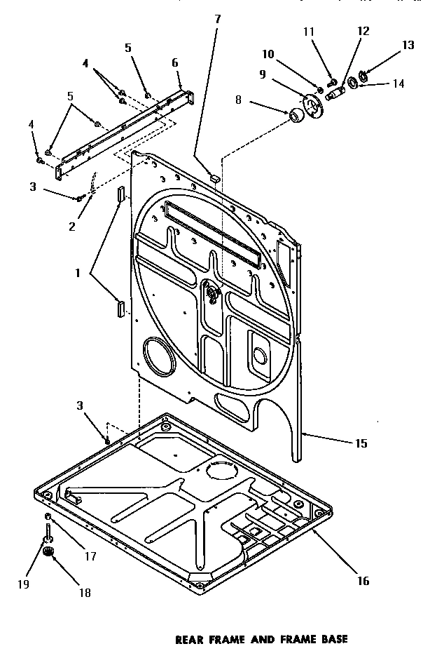 24 - REAR FRAME & FRAME BASE