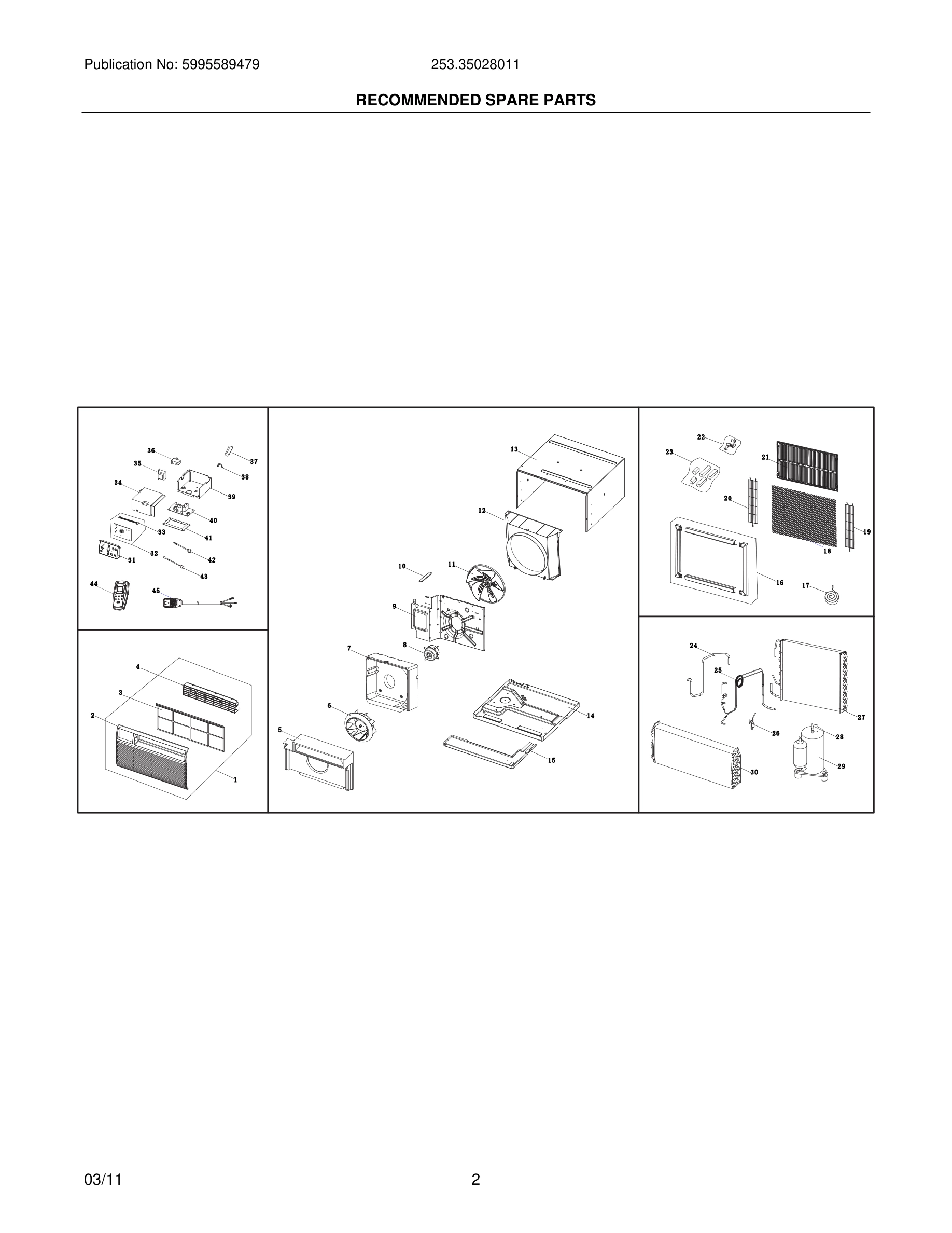 03 - RECOMMENDED SPARE PARTS