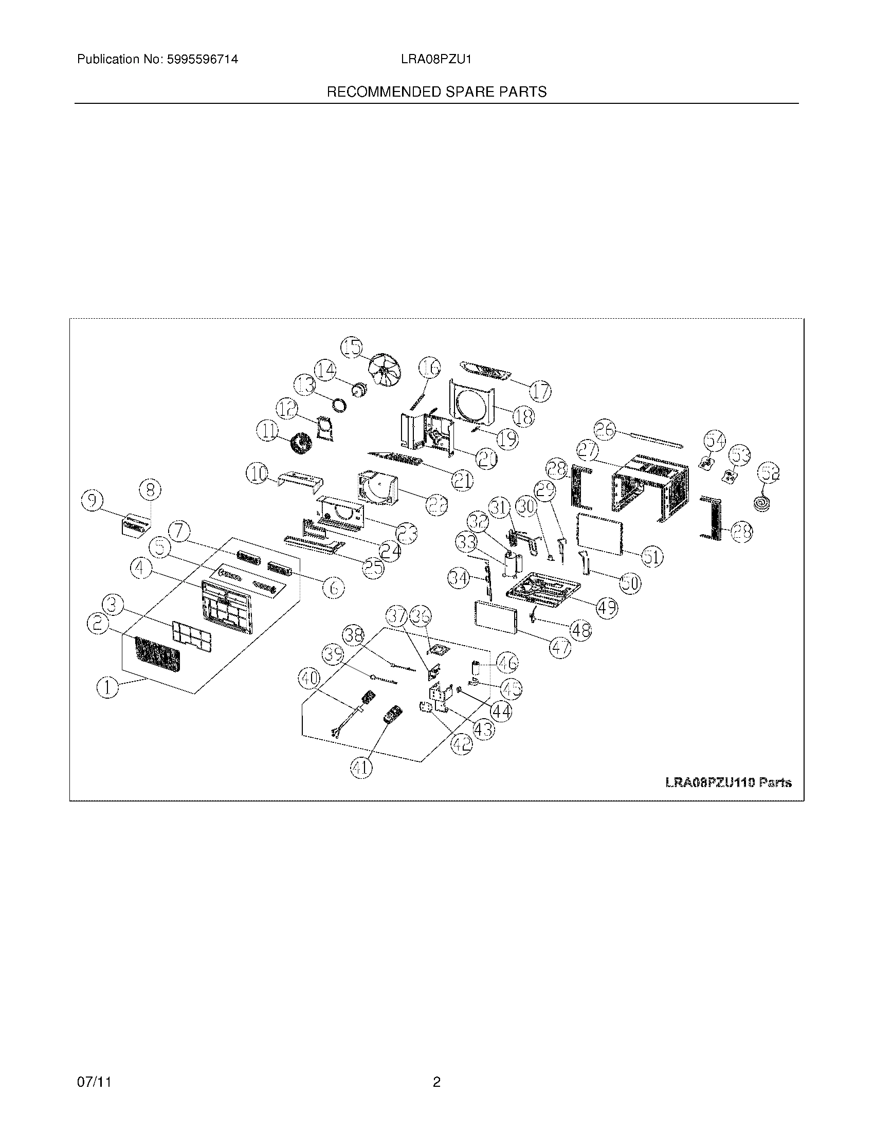 03 - RECOMMENDED SPARE PARTS