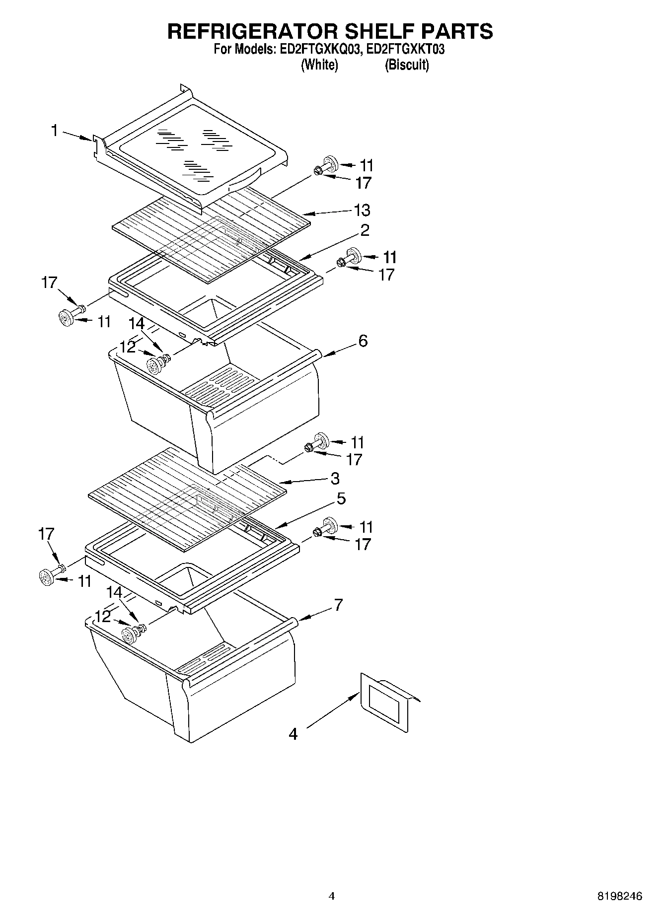 03 - REFRIGERATOR SHELF