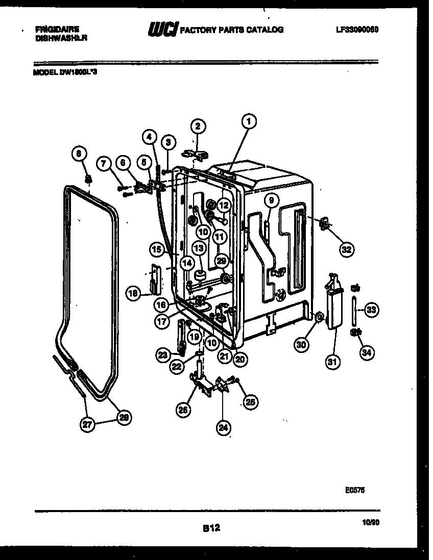 05 - TUB AND FRAME PARTS