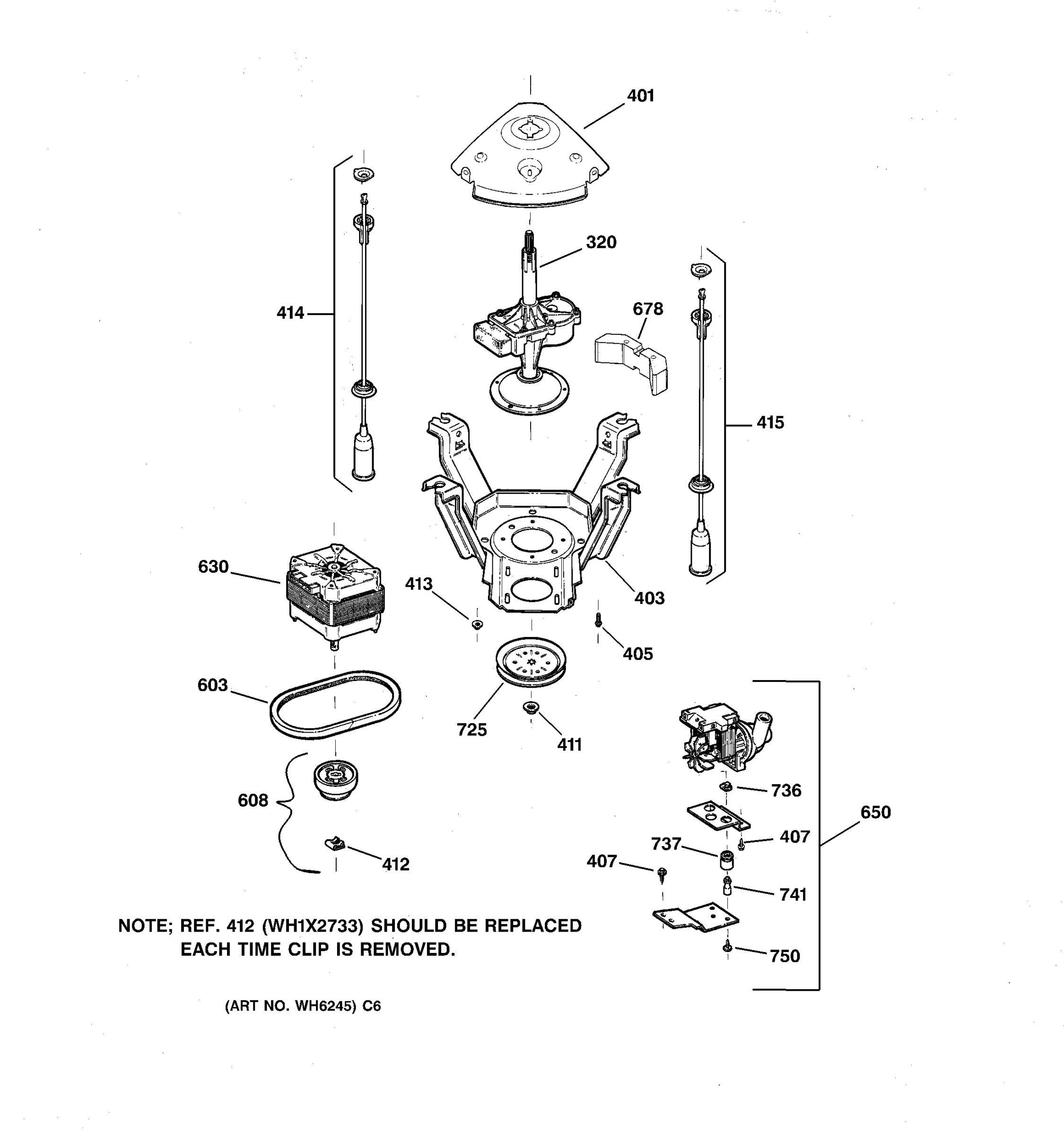 SUSPENSION, PUMP & DRIVE COMPONENTS
