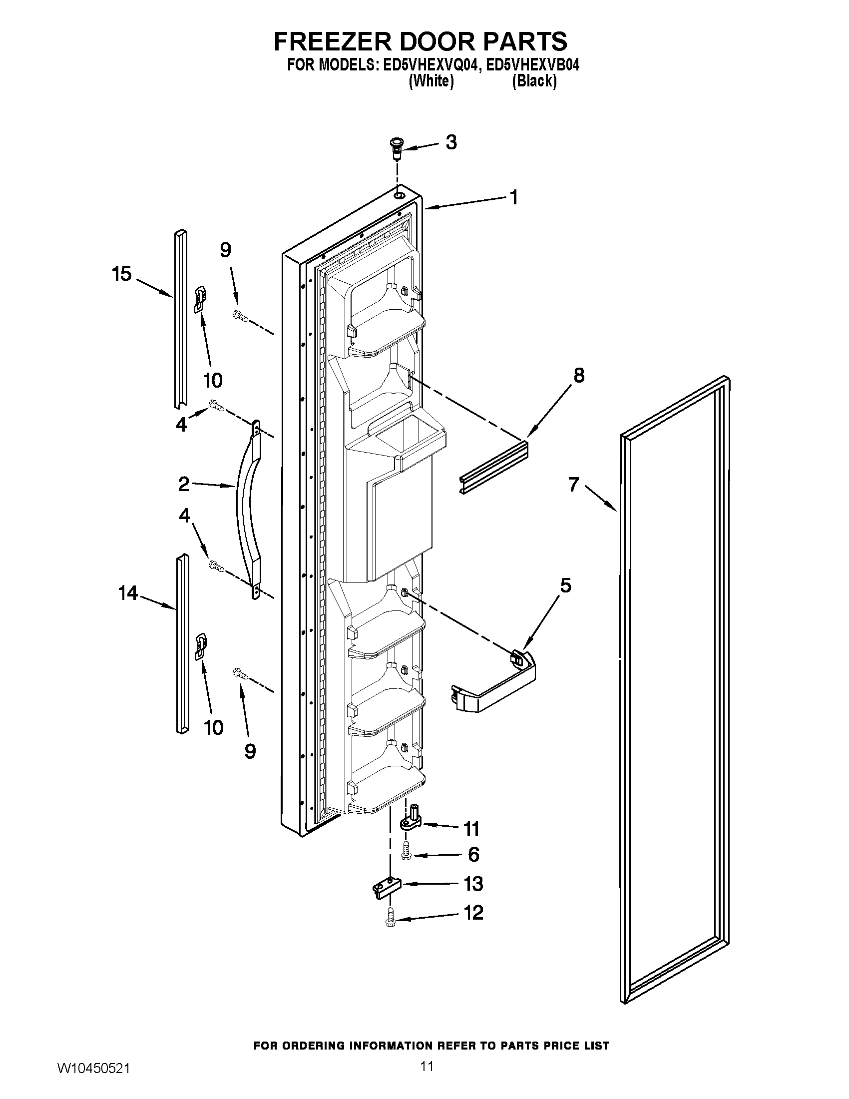 07 - FREEZER DOOR PARTS