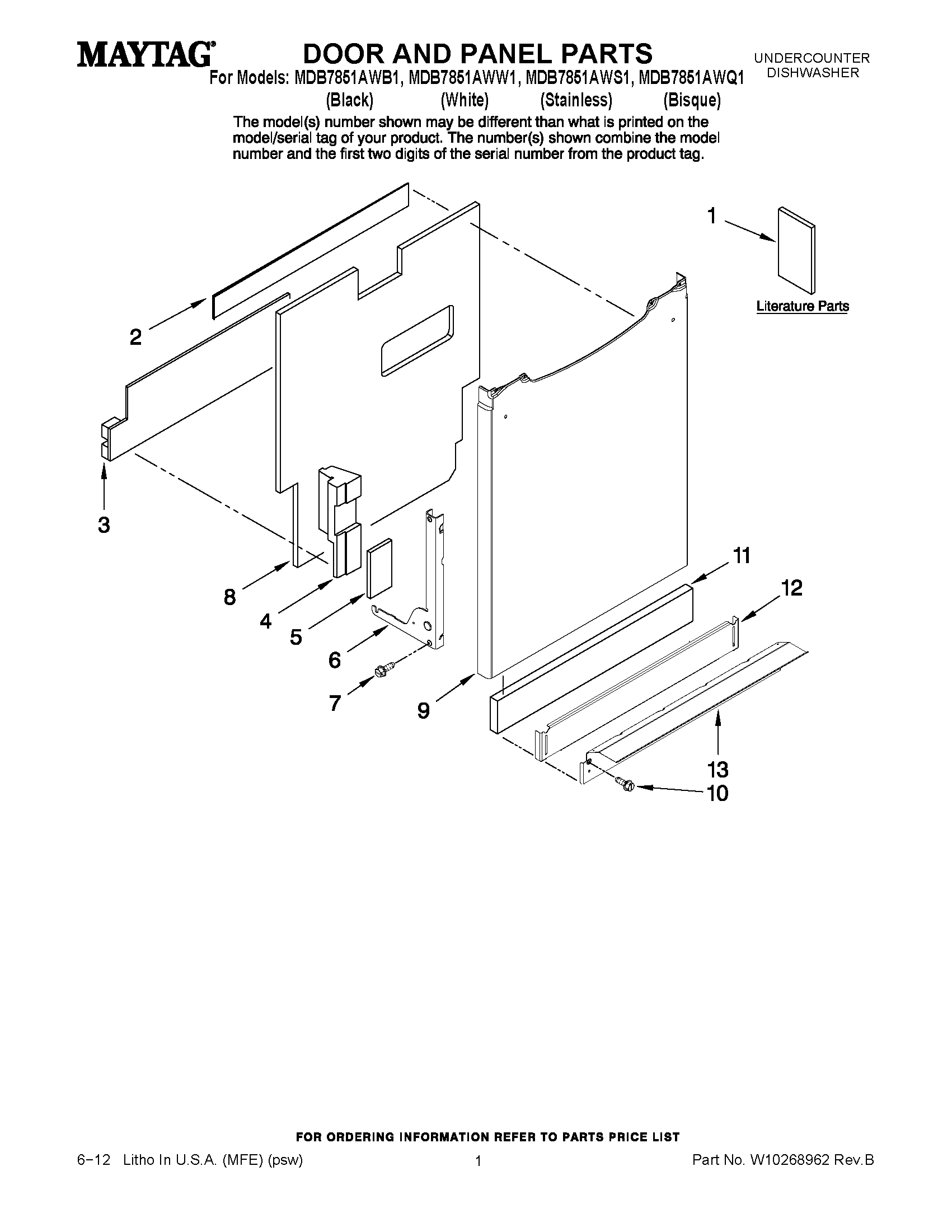 01 - DOOR AND PANEL PARTS
