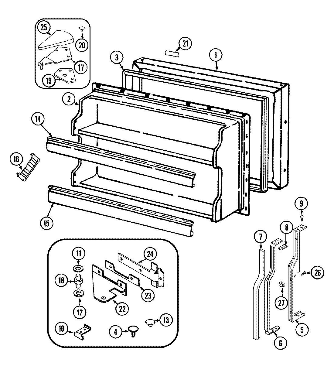 02 - FREEZER DOOR