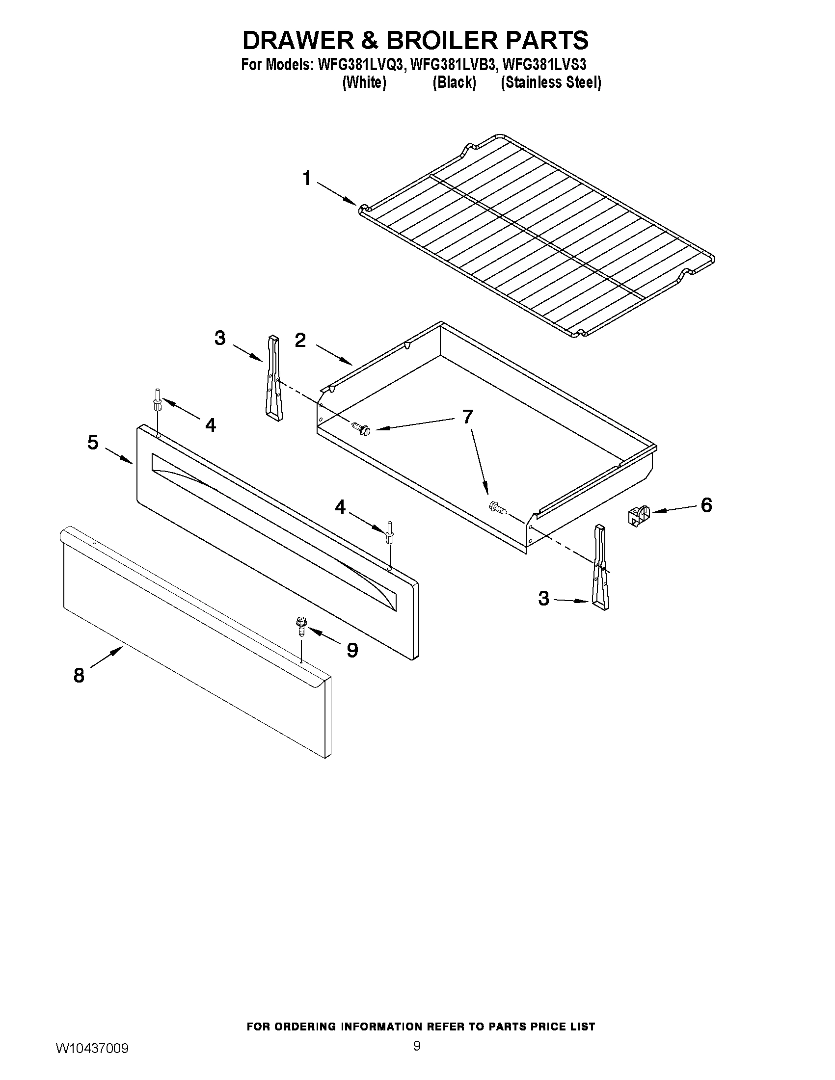 06 - DRAWER & BROILER PARTS