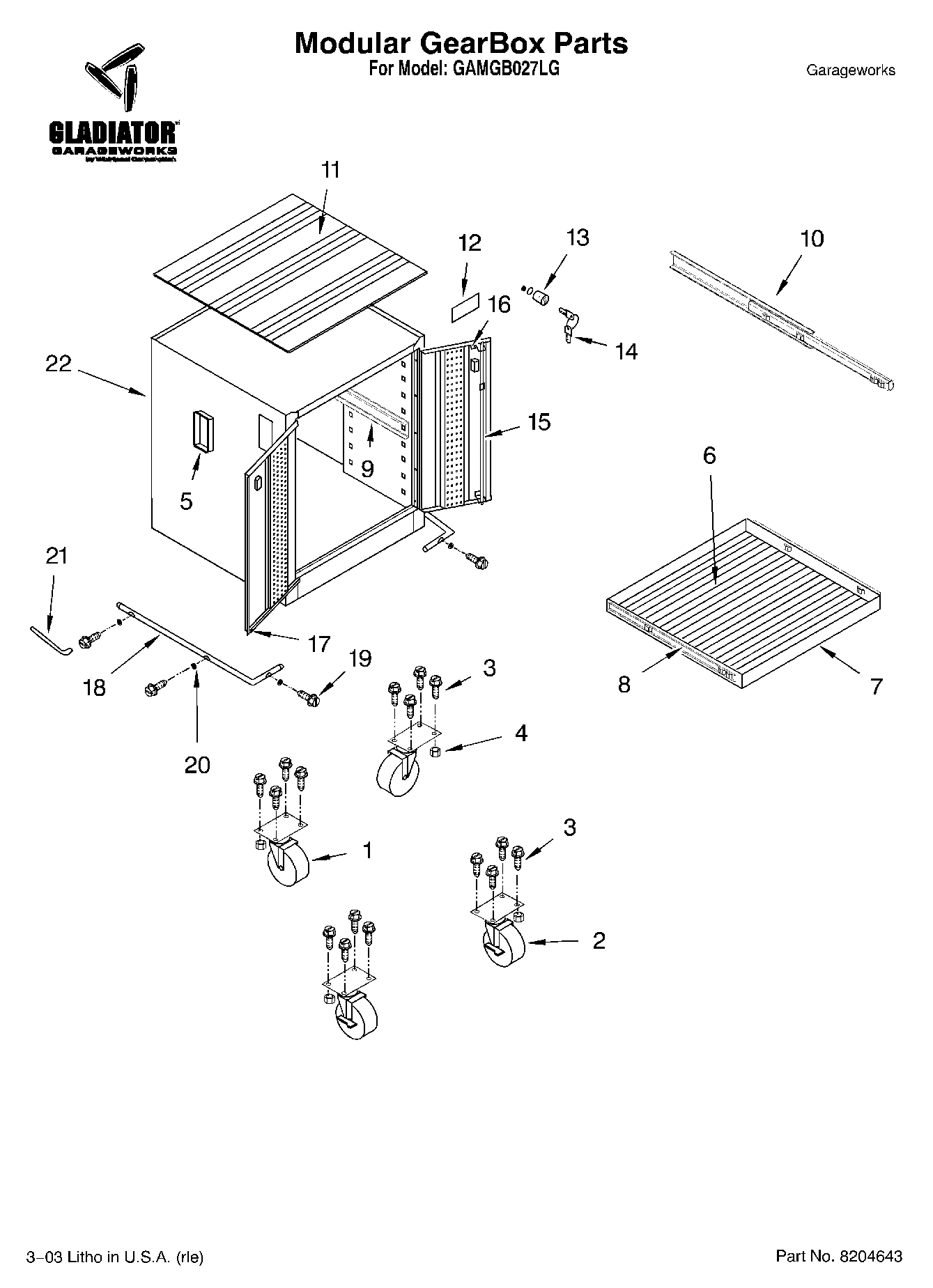 01 - Modular GearBox Parts - OPTIONAL PARTS (NOT INCLUD
