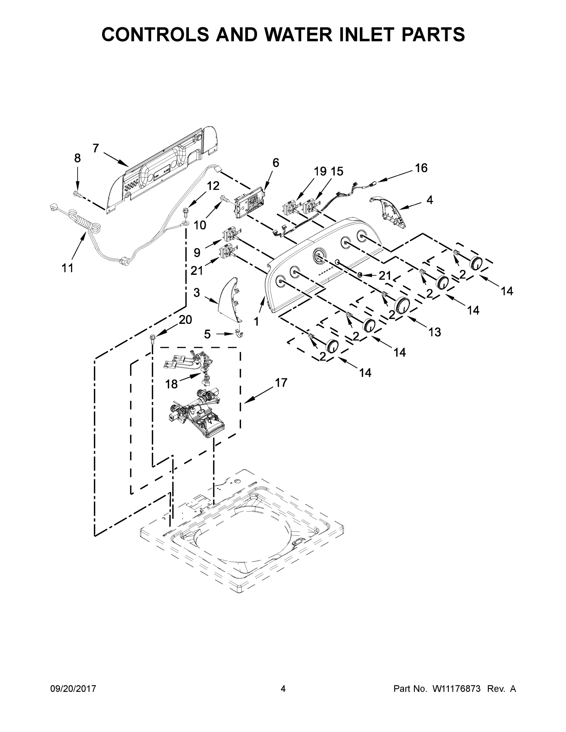 03 - CONTROLS AND WATER INLET PARTS