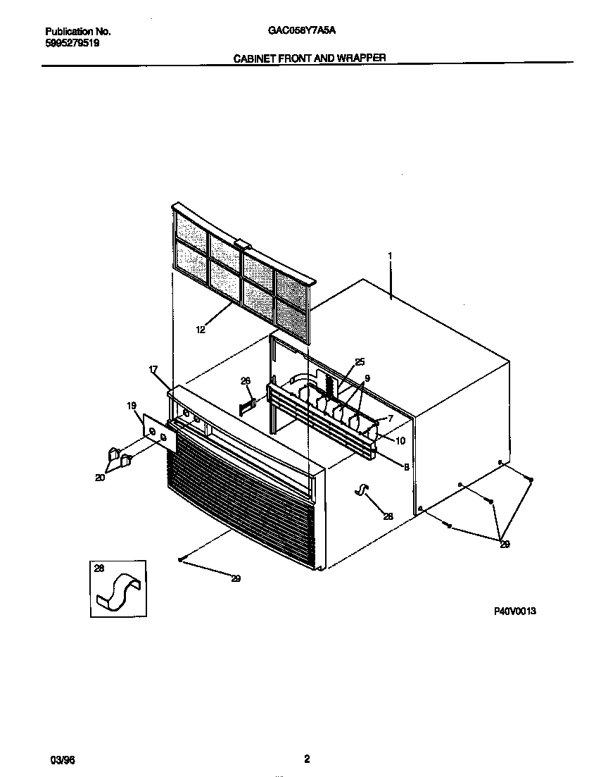02 - CABINET FRONT AND WRAPPER