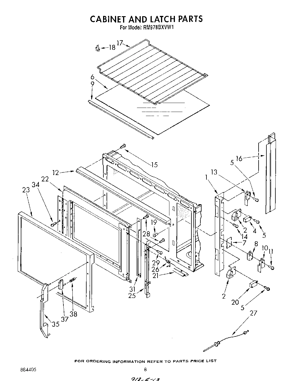 06 - CABINET AND LATCH , LITERATURE AND OPTIONAL
