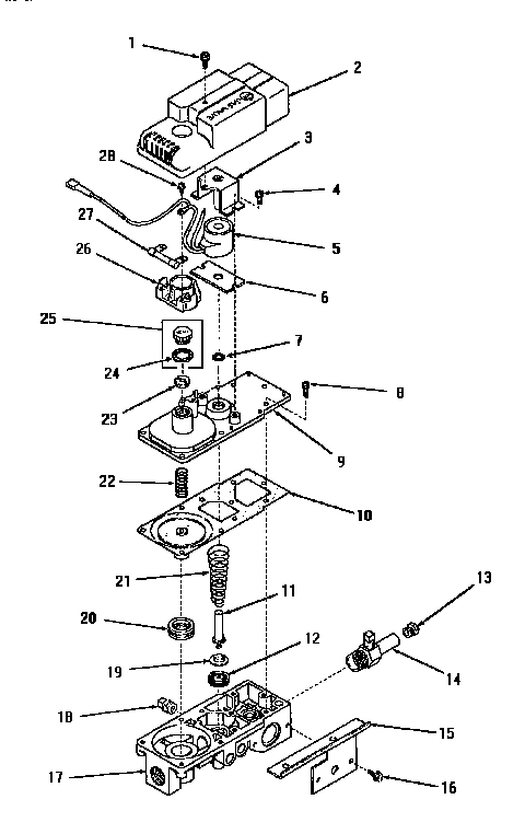 15 - GAS VALVE (NAT / MIXED GAS)