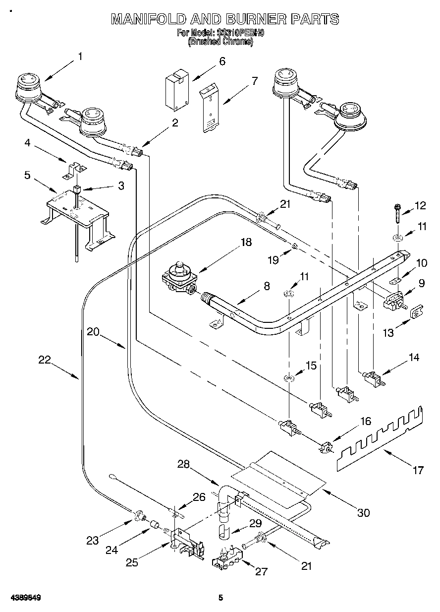 03 - MANIFOLD AND BURNER