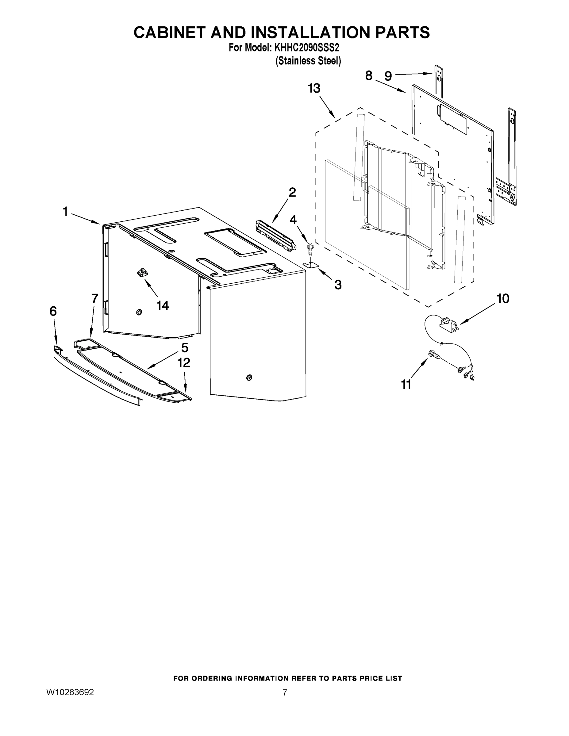 06 - CABINET AND INSTALLATION PARTS