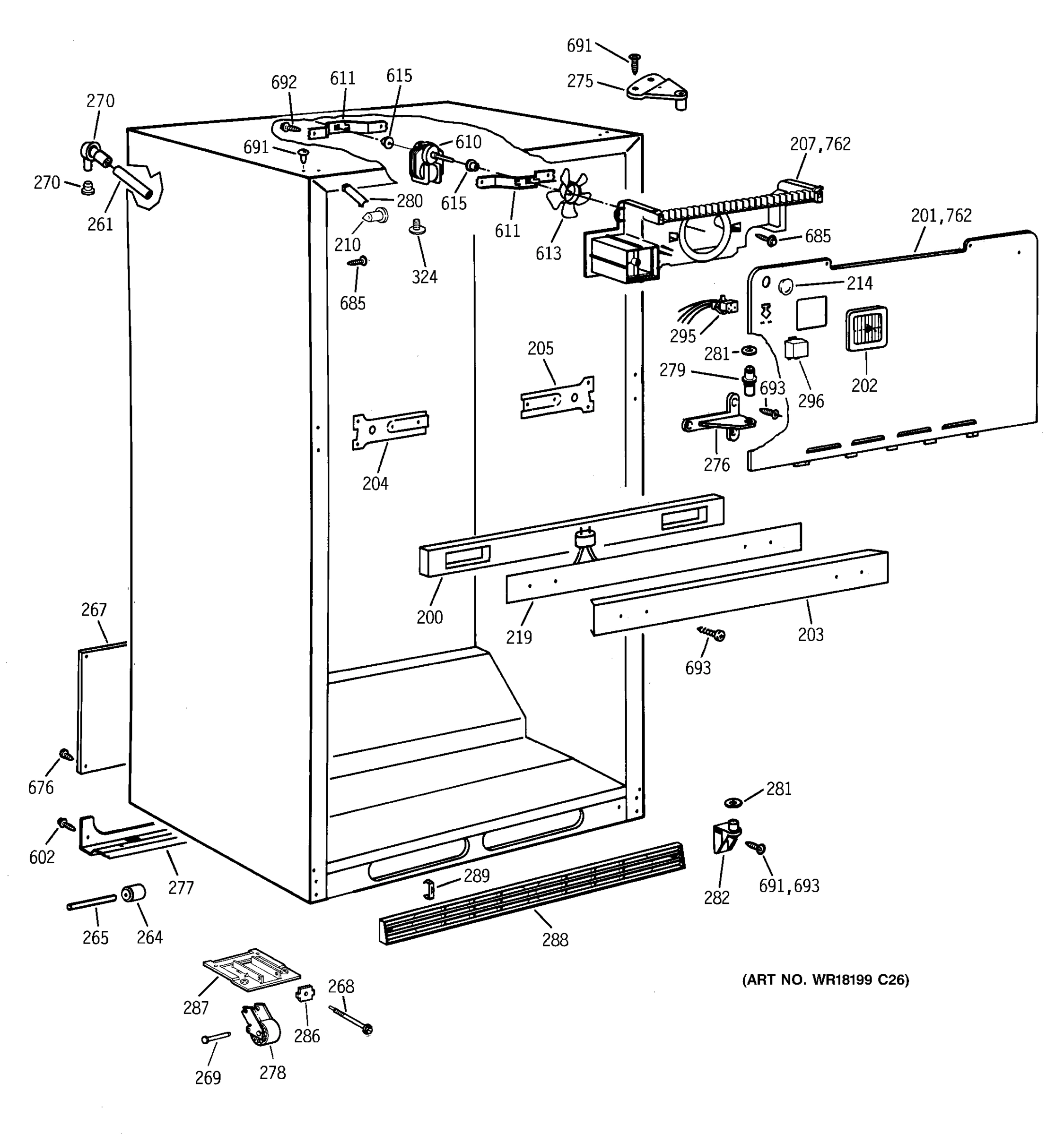 CABINET PARTS