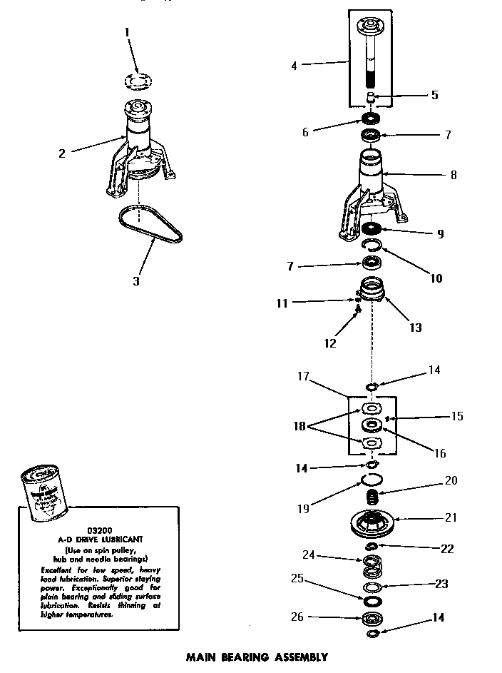 17 - MAIN BEARING ASSY