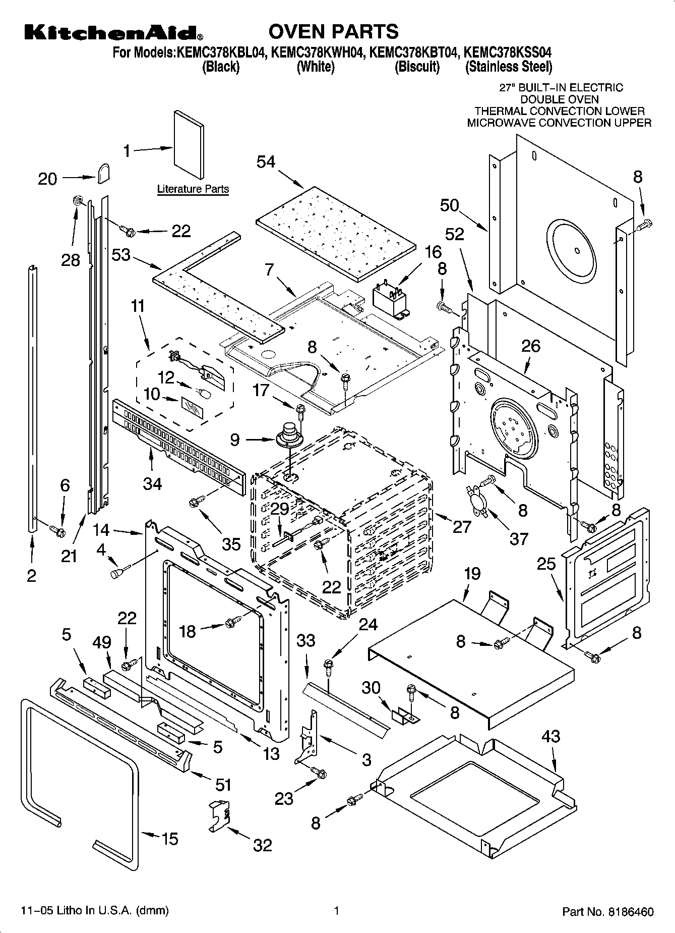 01 - OVEN PARTS
