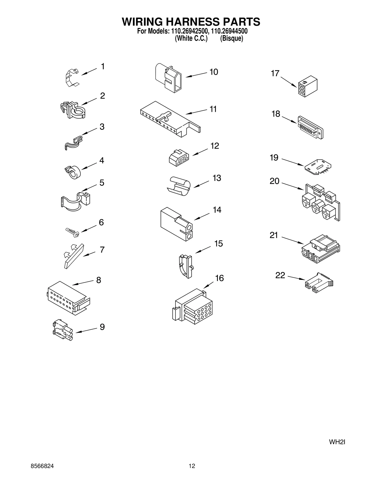WIRING HARNESS PARTS