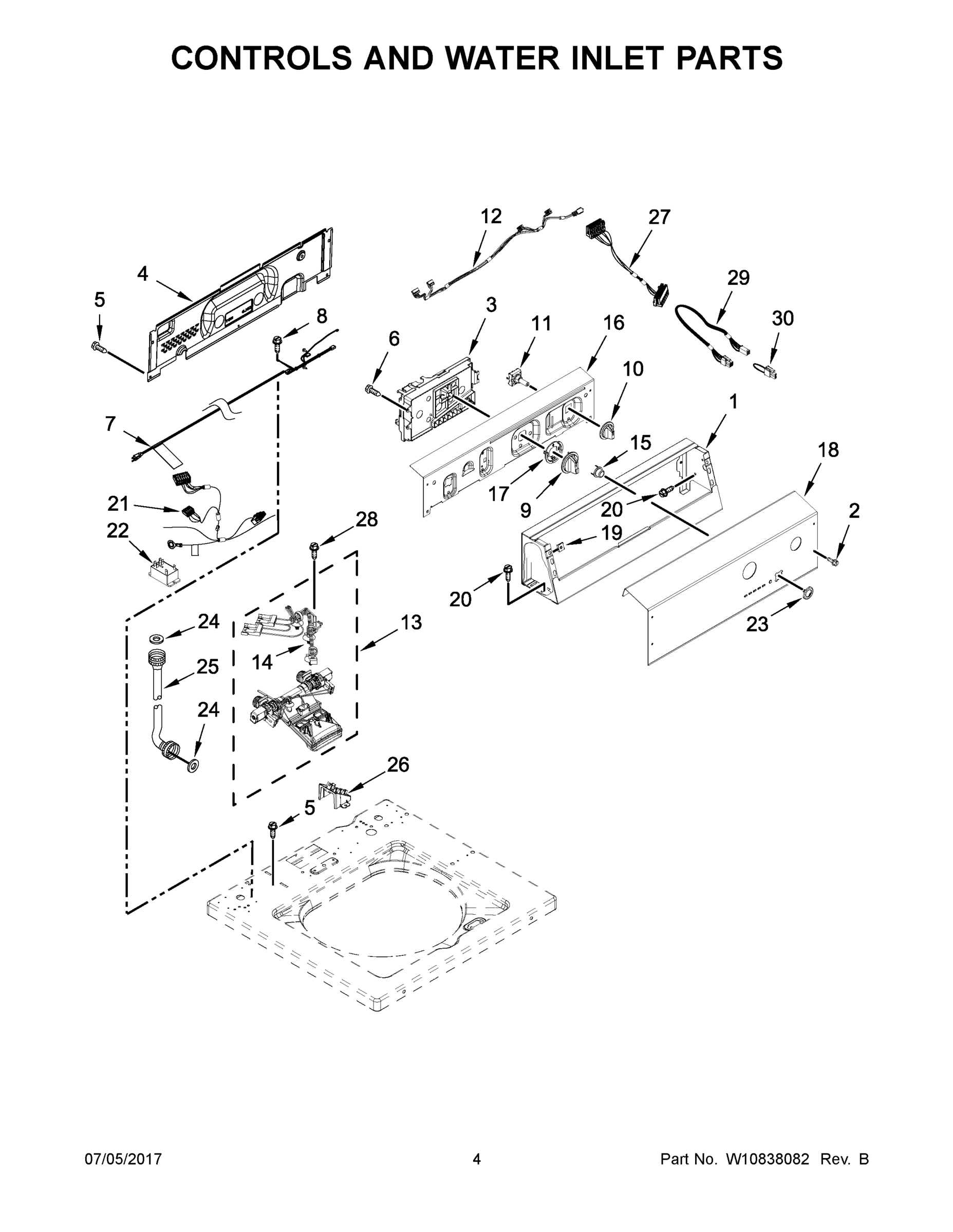 03 - CONTROLS AND WATER INLET PARTS