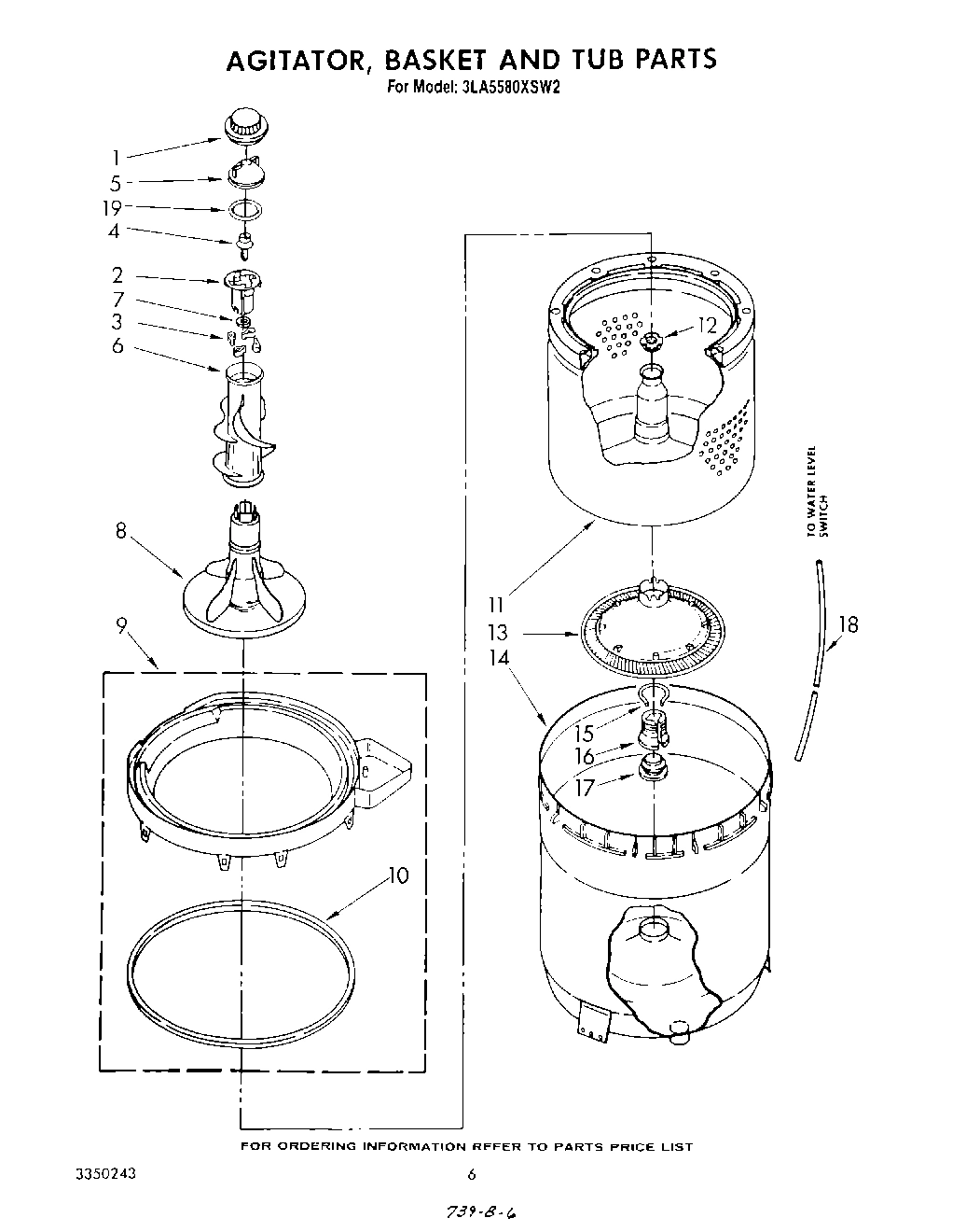 04 - AGITATOR, BASKET AND TUB
