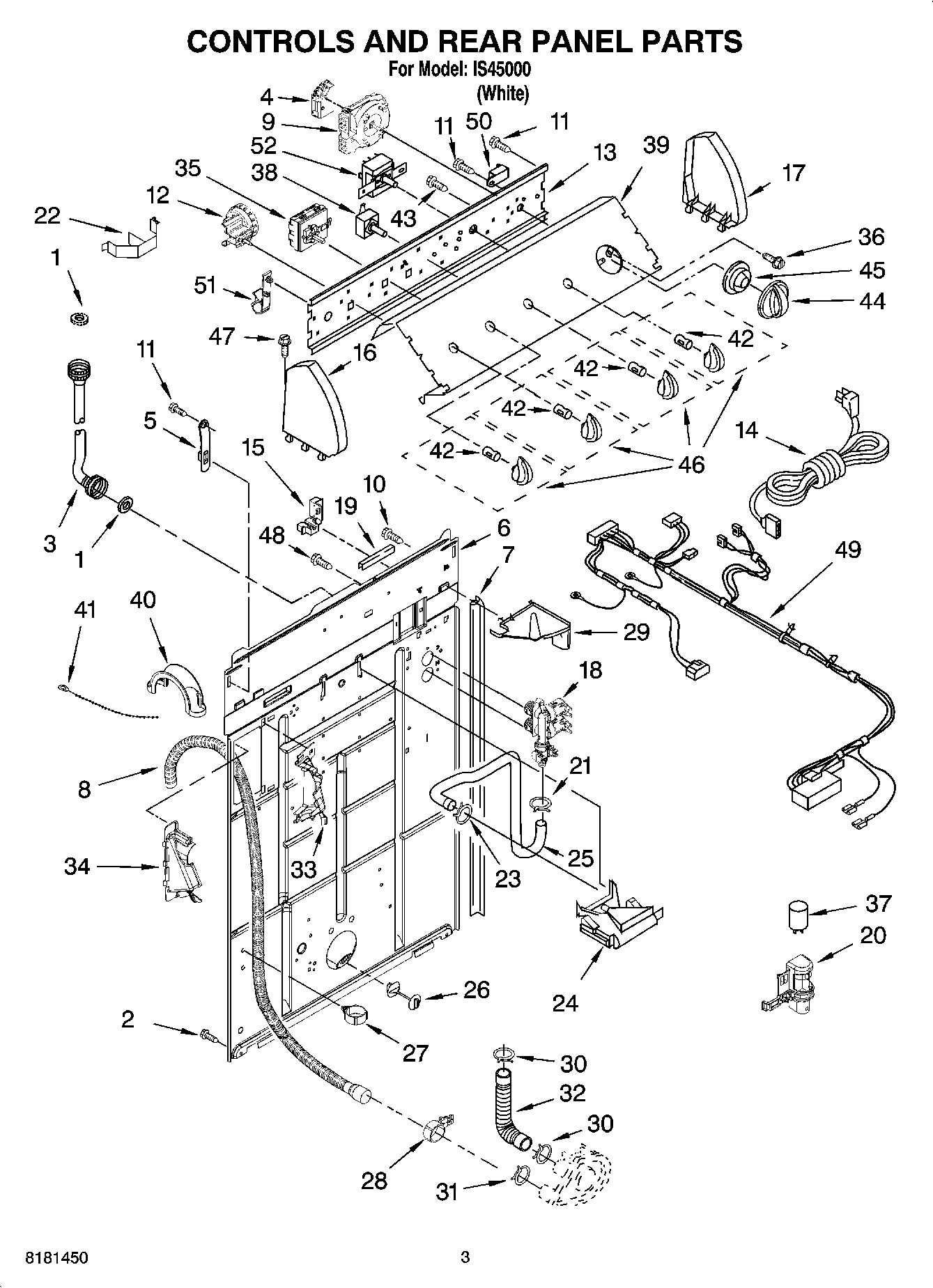 02 - CONTROLS AND REAR PANEL PARTS