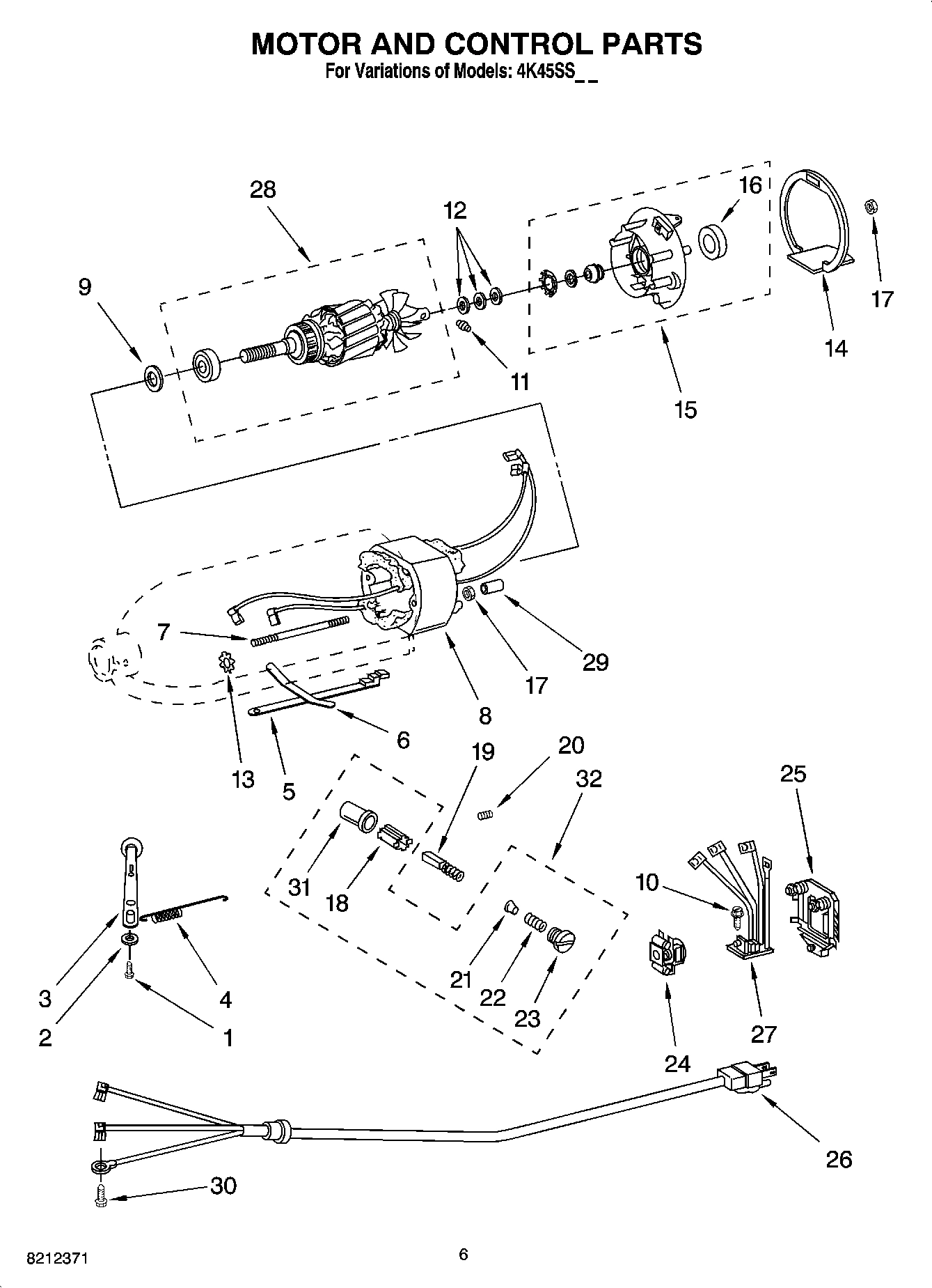 04 - MOTOR AND CONTROL PARTS, OPTIONAL PARTS