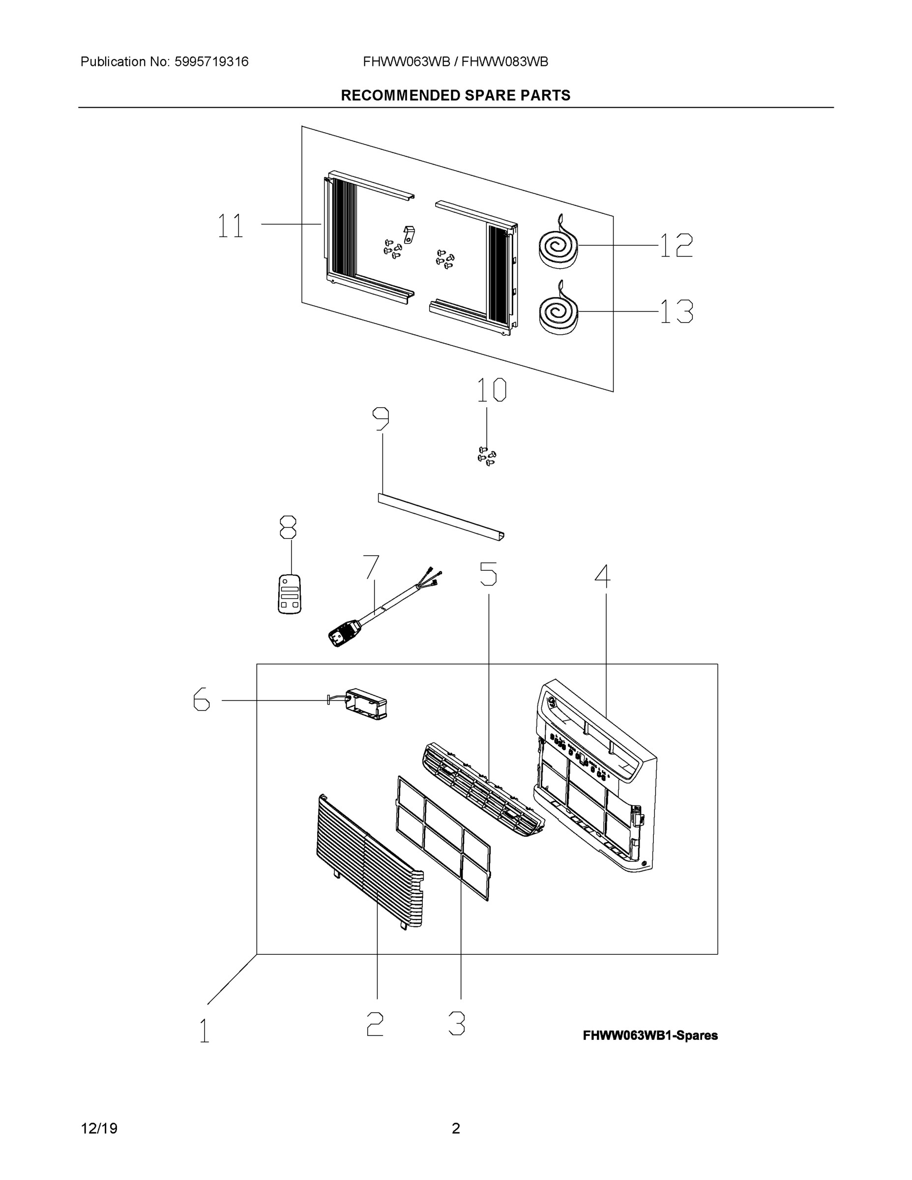 02 - RECOMMENDED SPARE PARTS