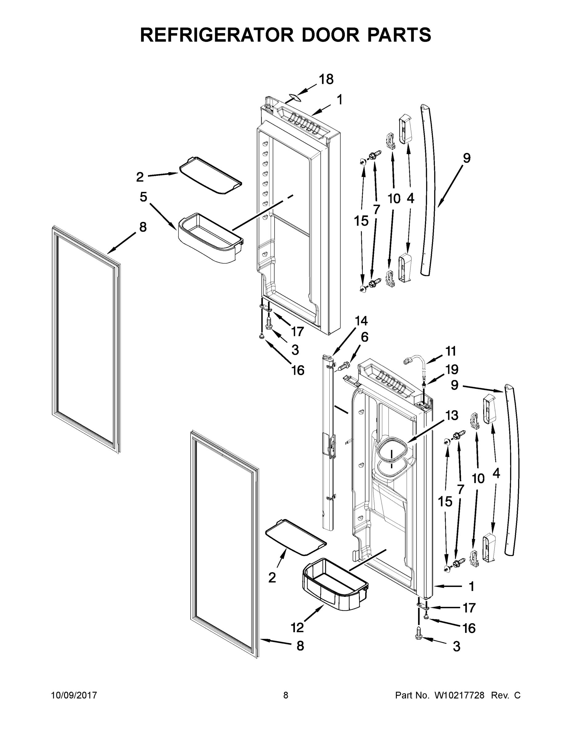 05 - REFRIGERATOR DOOR PARTS